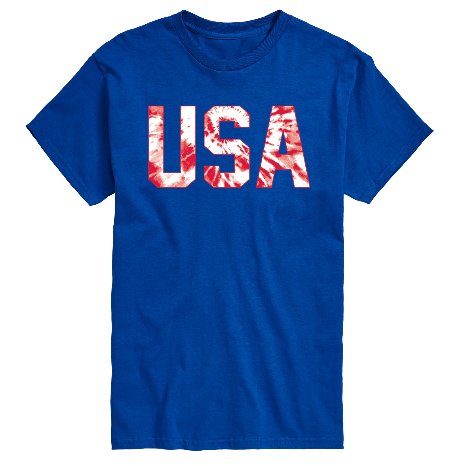 Instant Message - Tie Dye USA - Men's Short Sleeve Graphic T-Shirt