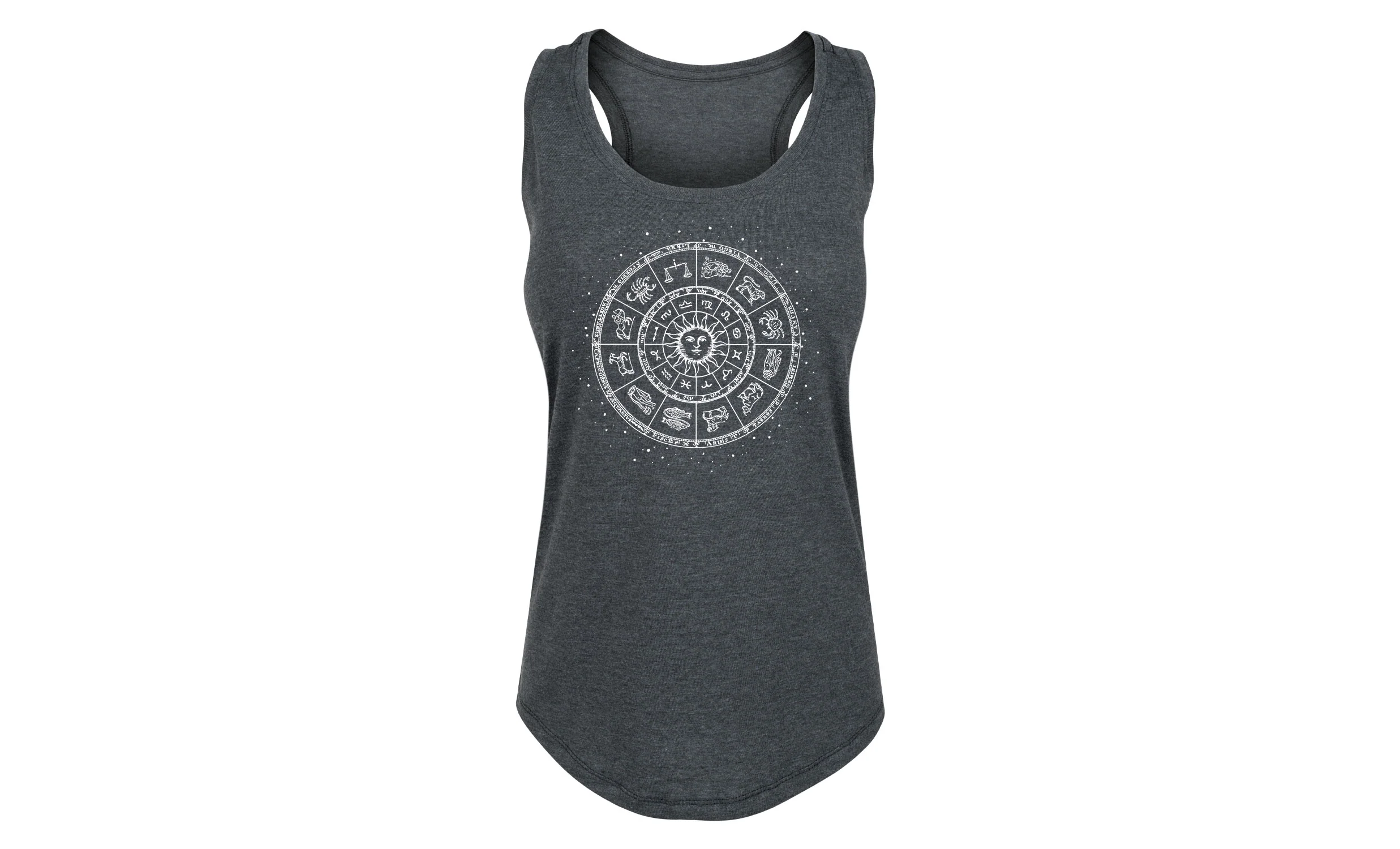 Instant Message - Zodiac Chart - Ladies Racerback Graphic Tank