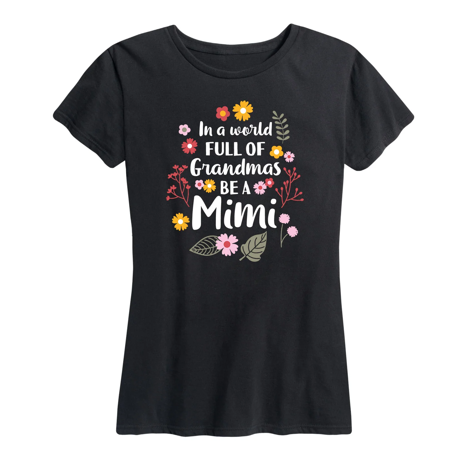 Instant Message - In World Of Grandmas Be A Mimi - Women's Plus Size Short Sleeve Graphic T-Shirt