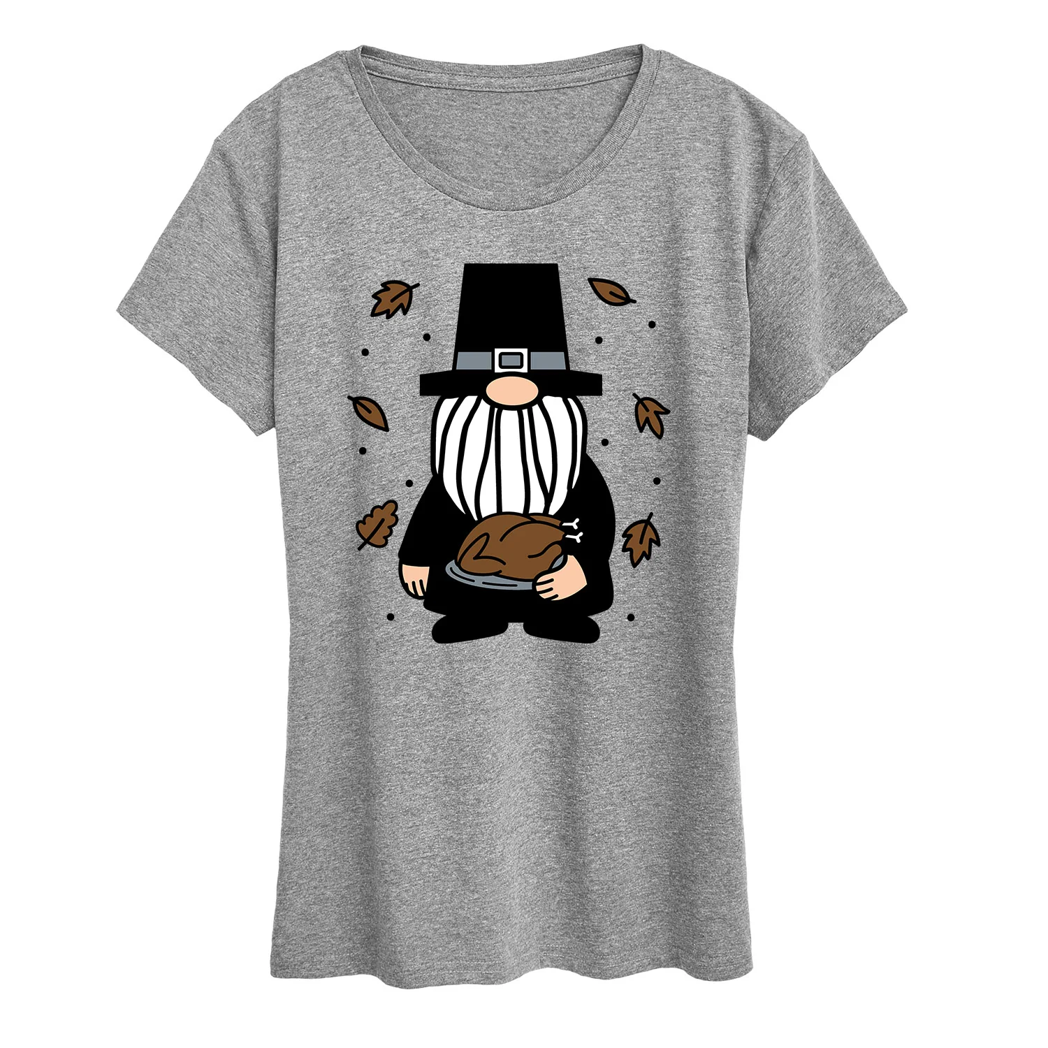 Instant Message - Pilgrim Gnome - Women's Short Sleeve Graphic T-Shirt