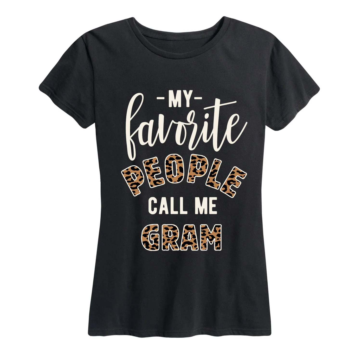 Instant Message - Favorite People Gram - Women's and Women's Plus SIze Short Sleeve T-Shirt - Image 2