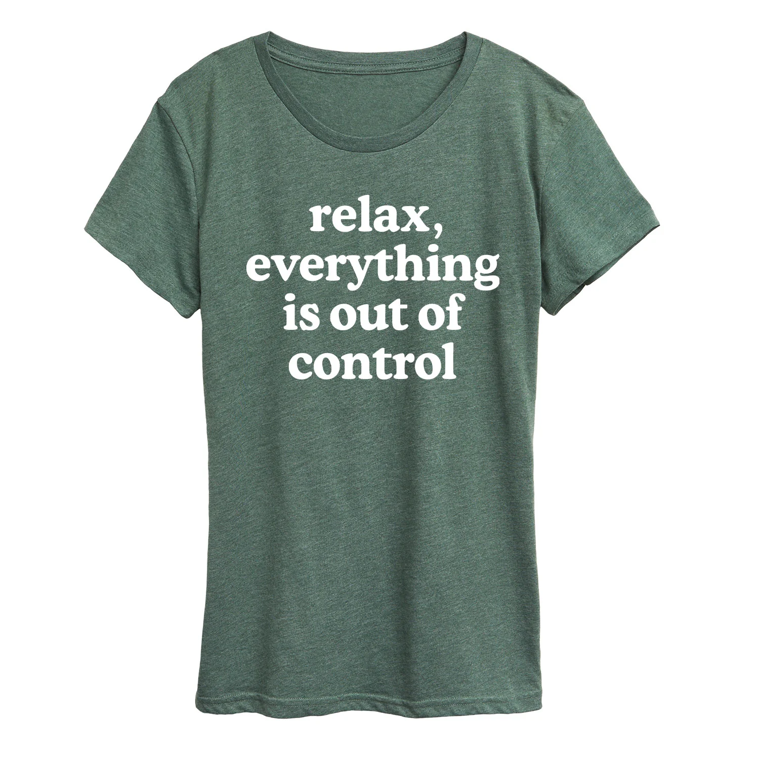 Instant Message - Relax Out Of Control - Mother's Day Gift - Women's Short Sleeve Graphic T-Shirt - Image 5