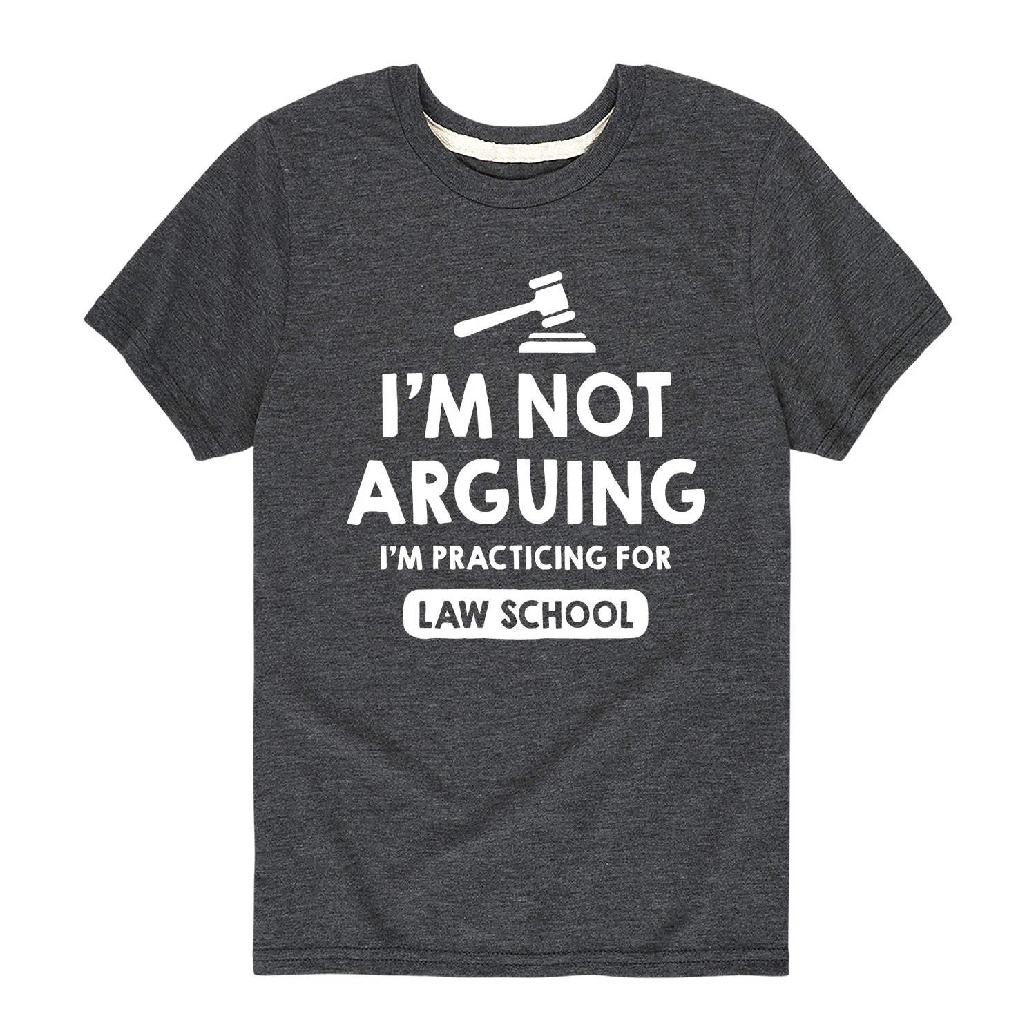 Instant Message - Im Not Arguing Practicing For Law School - Toddler And Youth Short Sleeve Graphic T-Shirt - Image 3