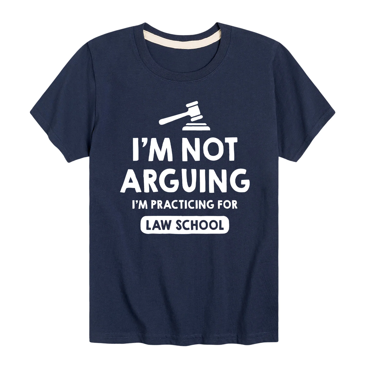 Instant Message - Im Not Arguing Practicing For Law School - Toddler And Youth Short Sleeve Graphic T-Shirt - Image 6