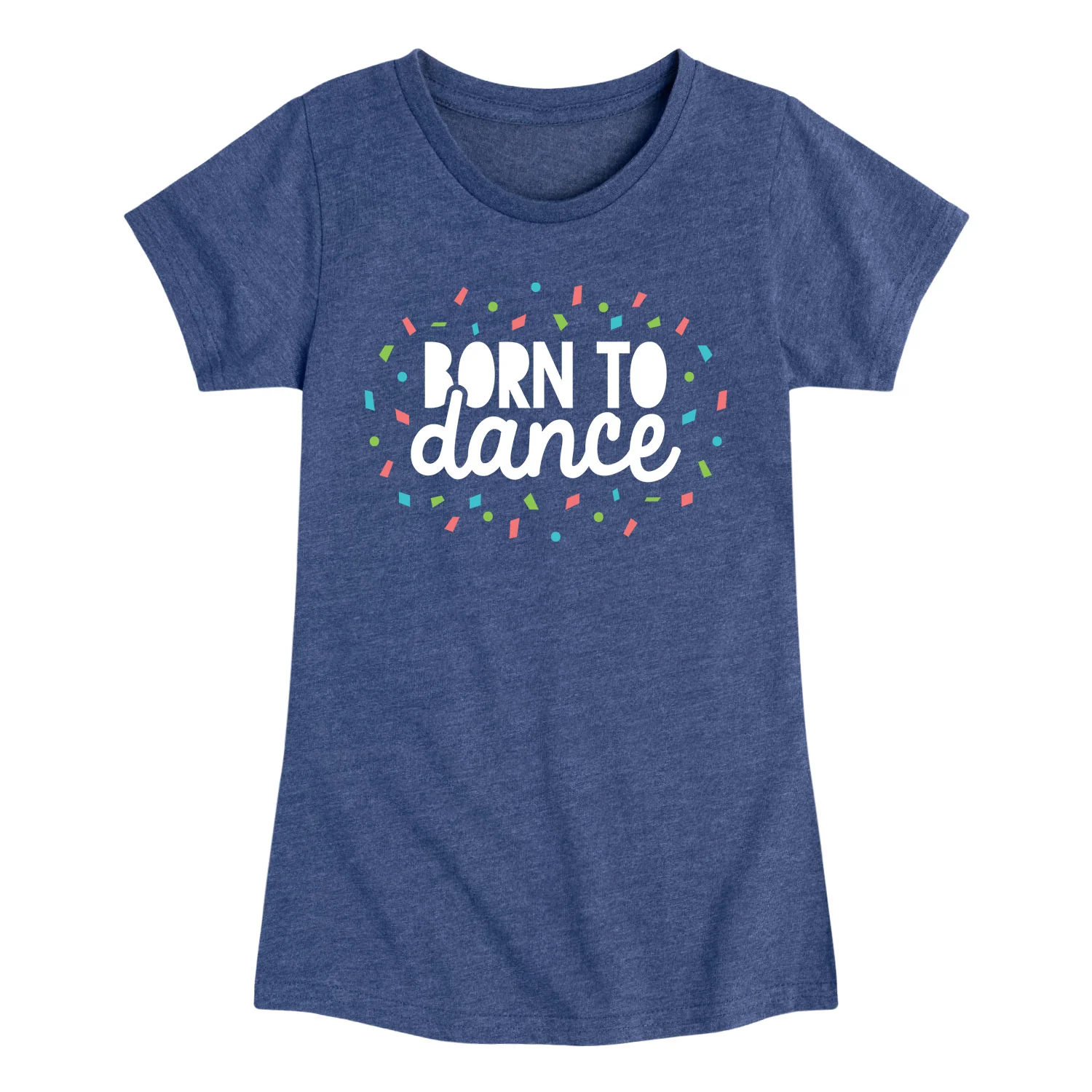 Instant Message - Born To Dance - Youth Girls Short Sleeve T-shirt