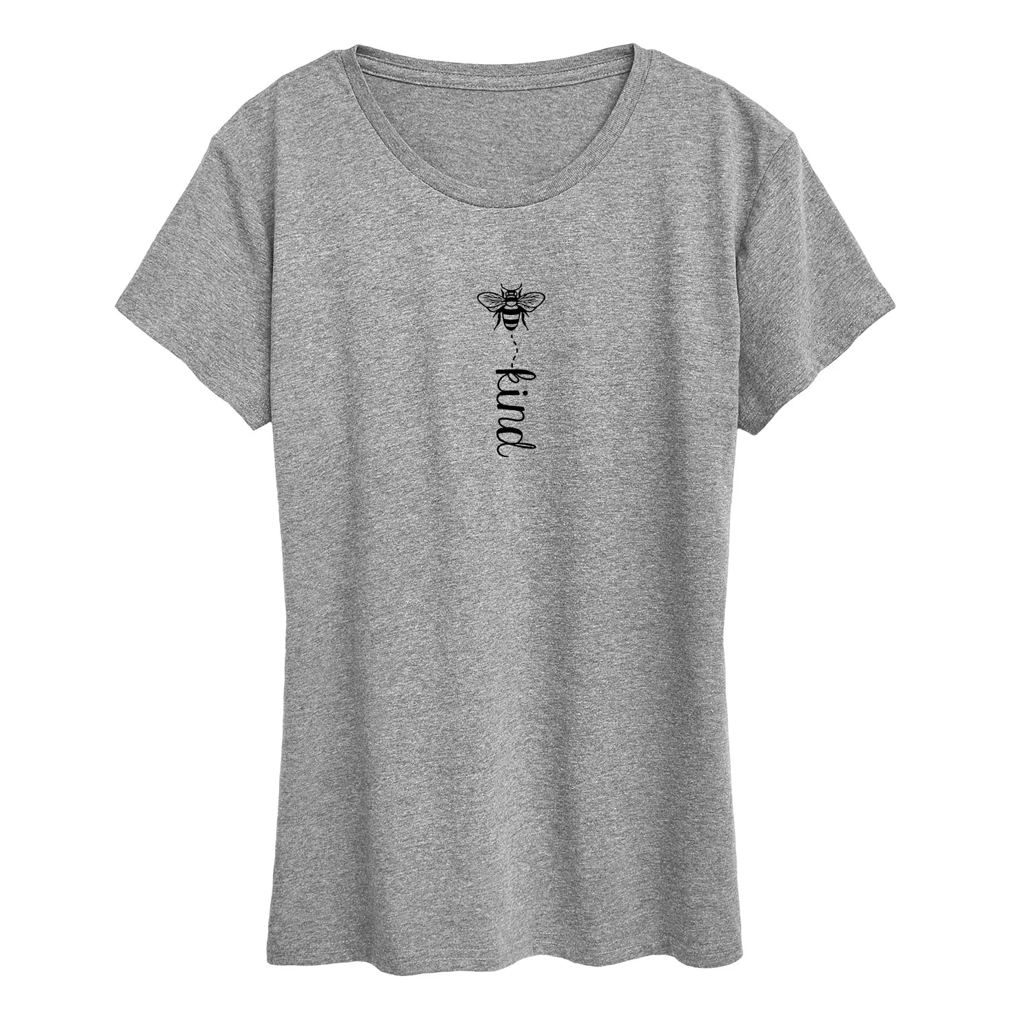 Instant Message - Bee Kind Small Center Chest Hit - Women's Short Sleeve Graphic T-Shirt