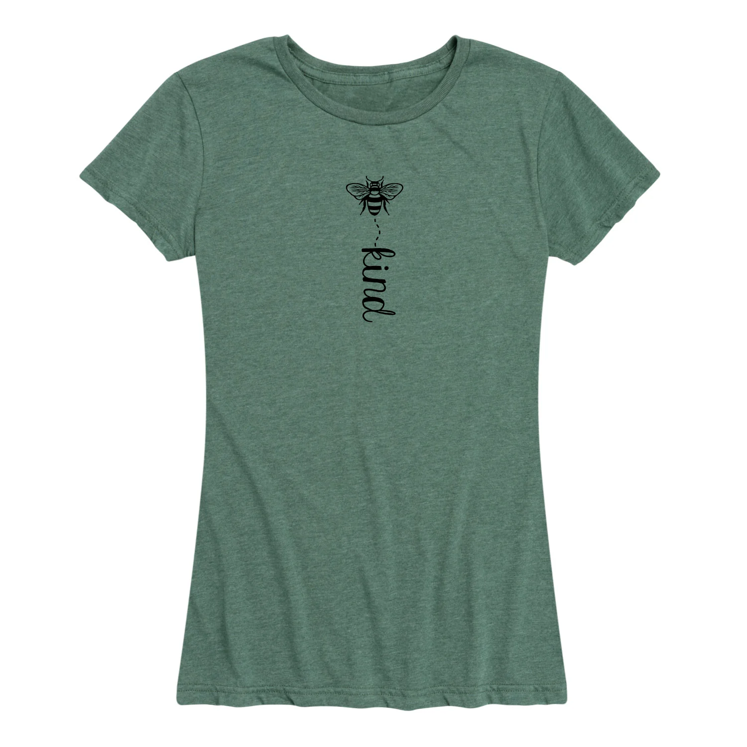 Instant Message - Bee Kind Small Center Chest Hit - Women's Short Sleeve Graphic T-Shirt - Image 2
