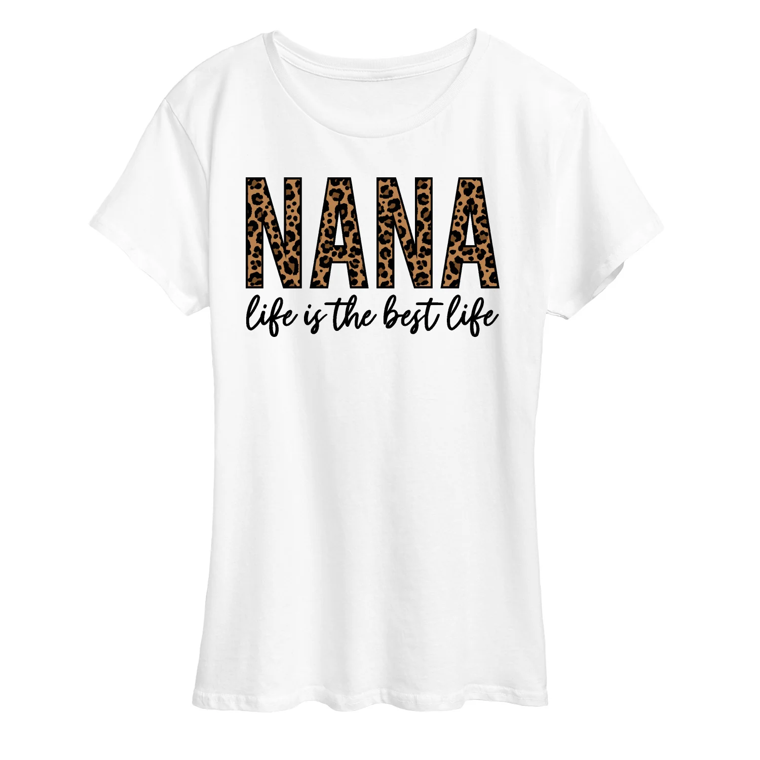 Instant Message - Nana Life Is The Best Life - Women's Short Sleeve Graphic T-Shirt - Image 3