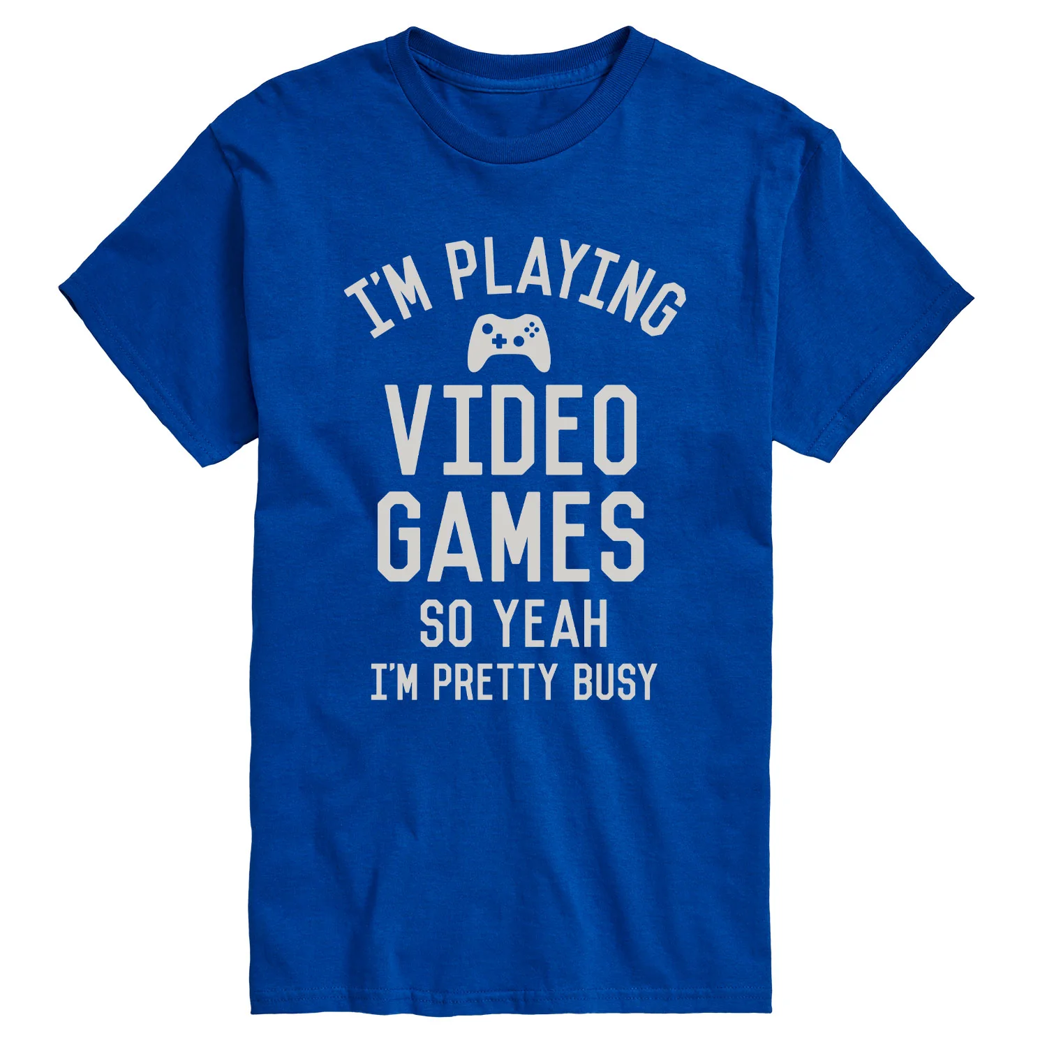 Instant Message - I'm Playing Video Games Yeah Busy - Men's Short Sleeve Graphic T-Shirt - Image 2
