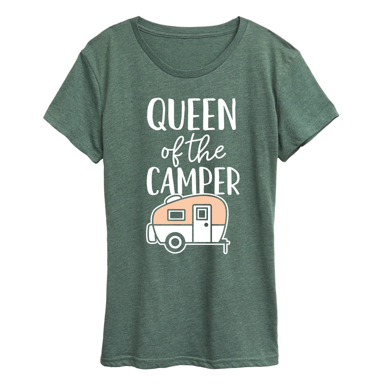 Instant Message - Queen Of The Camper - Women's Short Sleeve Graphic T-Shirt