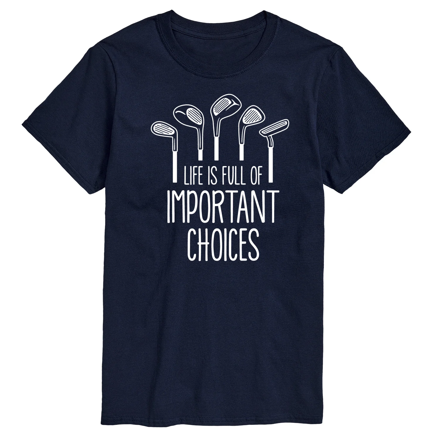 Instant Message - Life Is Full Of Important Choices - Men's Short Sleeve Graphic T-shirt