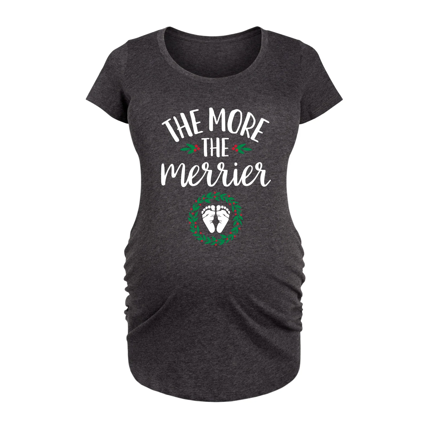 Bloom Maternity - Christmas Trendy Maternity Short Sleeve T-Shirts - Image 2