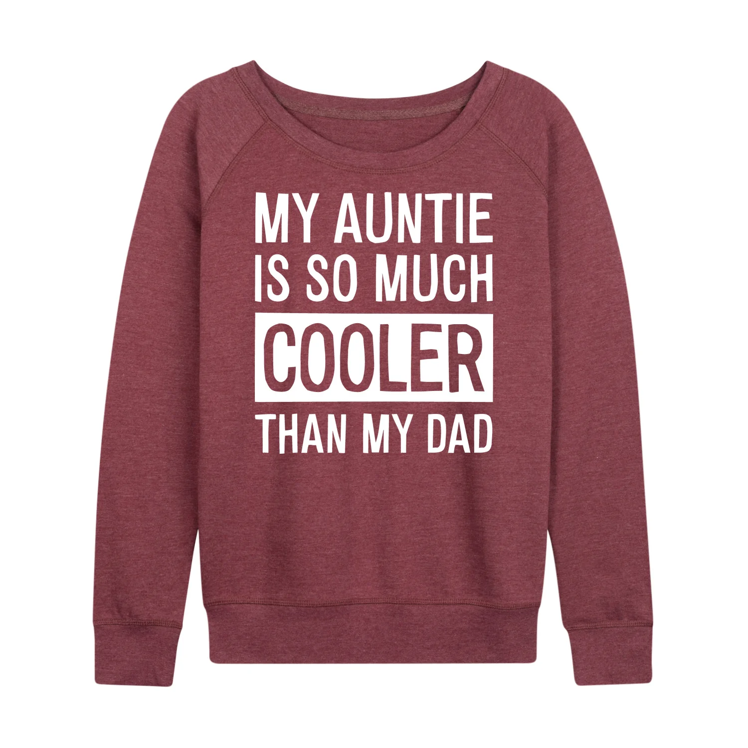 Instant Message - Cooler Than My Dad  - Women's Lightweight French Terry Long Sleeve Shirt