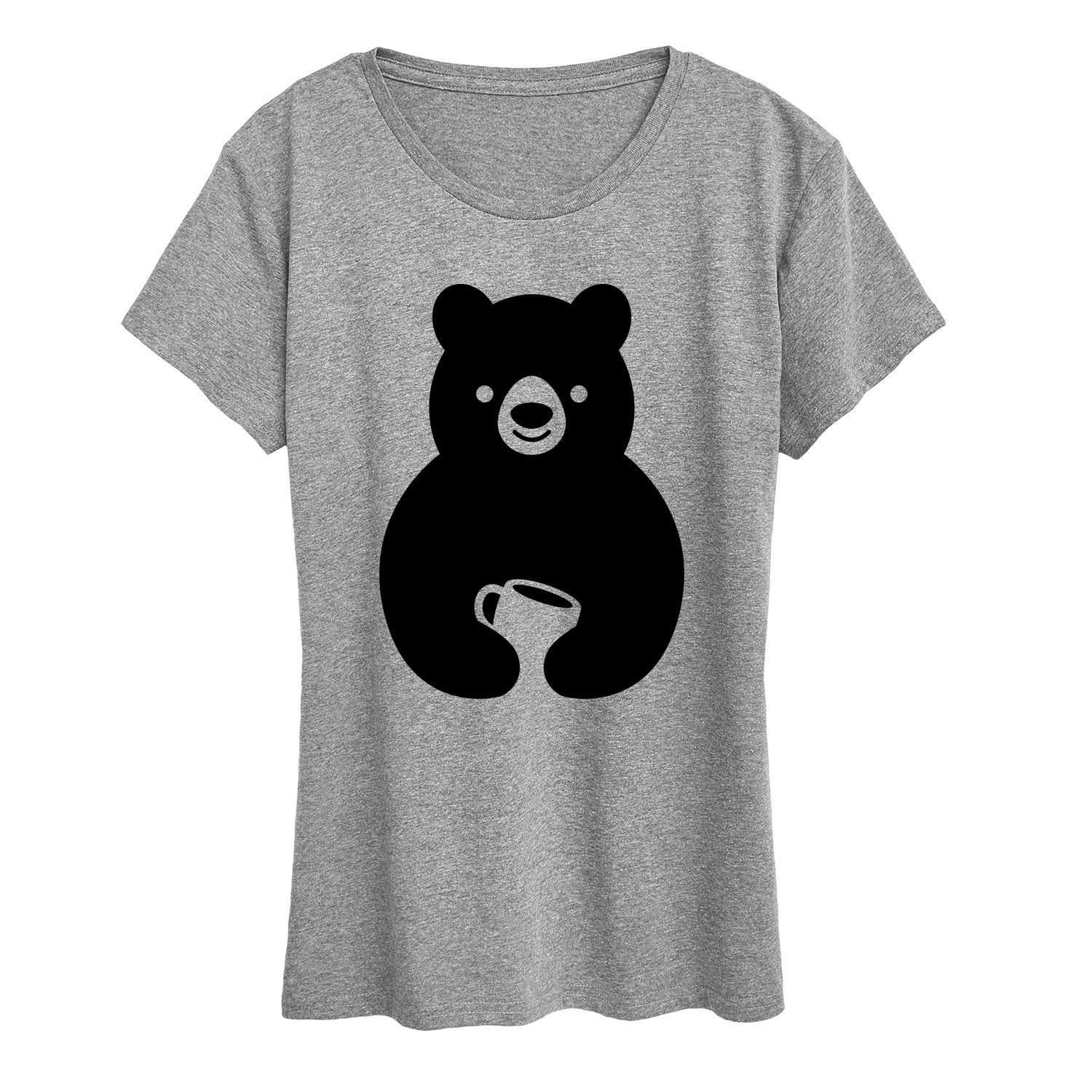 Instant Message - Coffee Bear - Women's Short Sleeve Graphic T-Shirt - Image 4