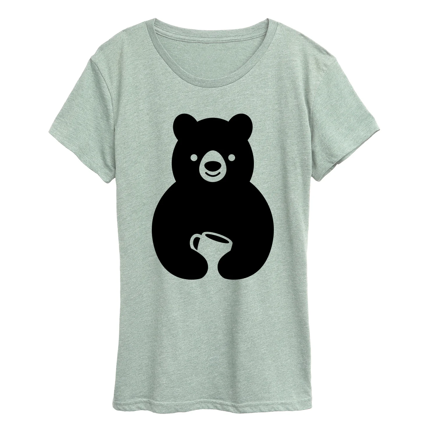 Instant Message - Coffee Bear - Women's Short Sleeve Graphic T-Shirt - Image 9