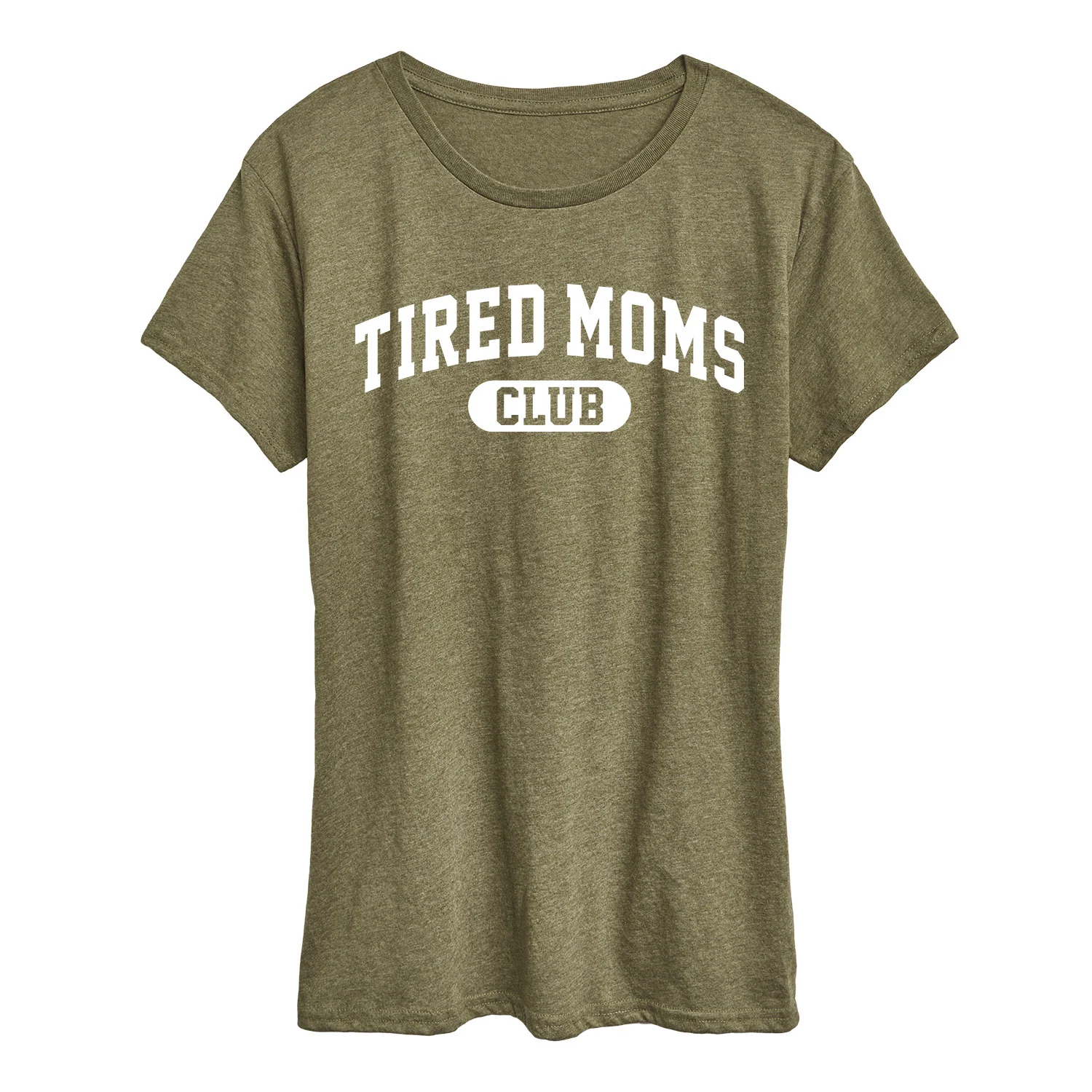 Instant Message - Tired Moms Club - Women's Short Sleeve Graphic T-Shirt - Image 2