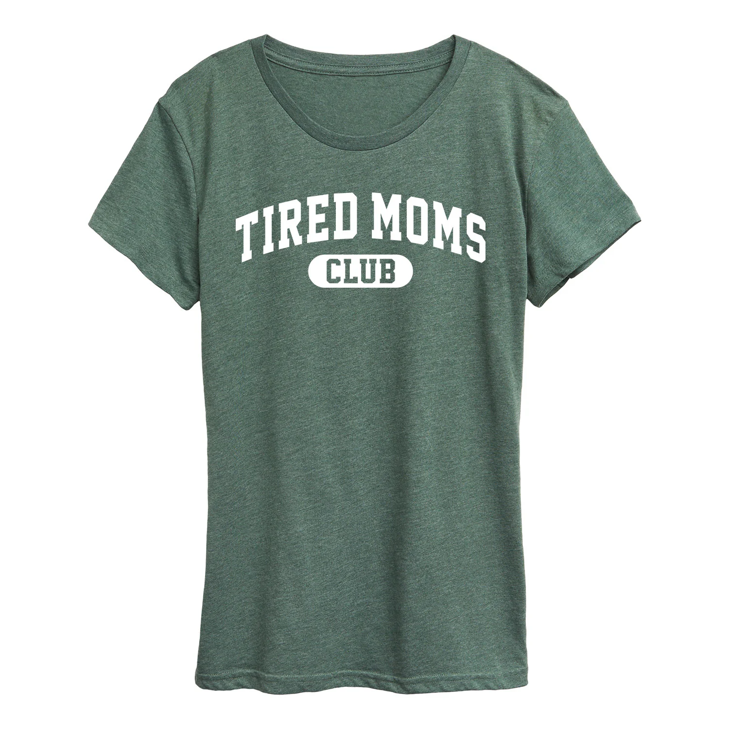 Instant Message - Tired Moms Club - Women's Short Sleeve Graphic T-Shirt - Image 5