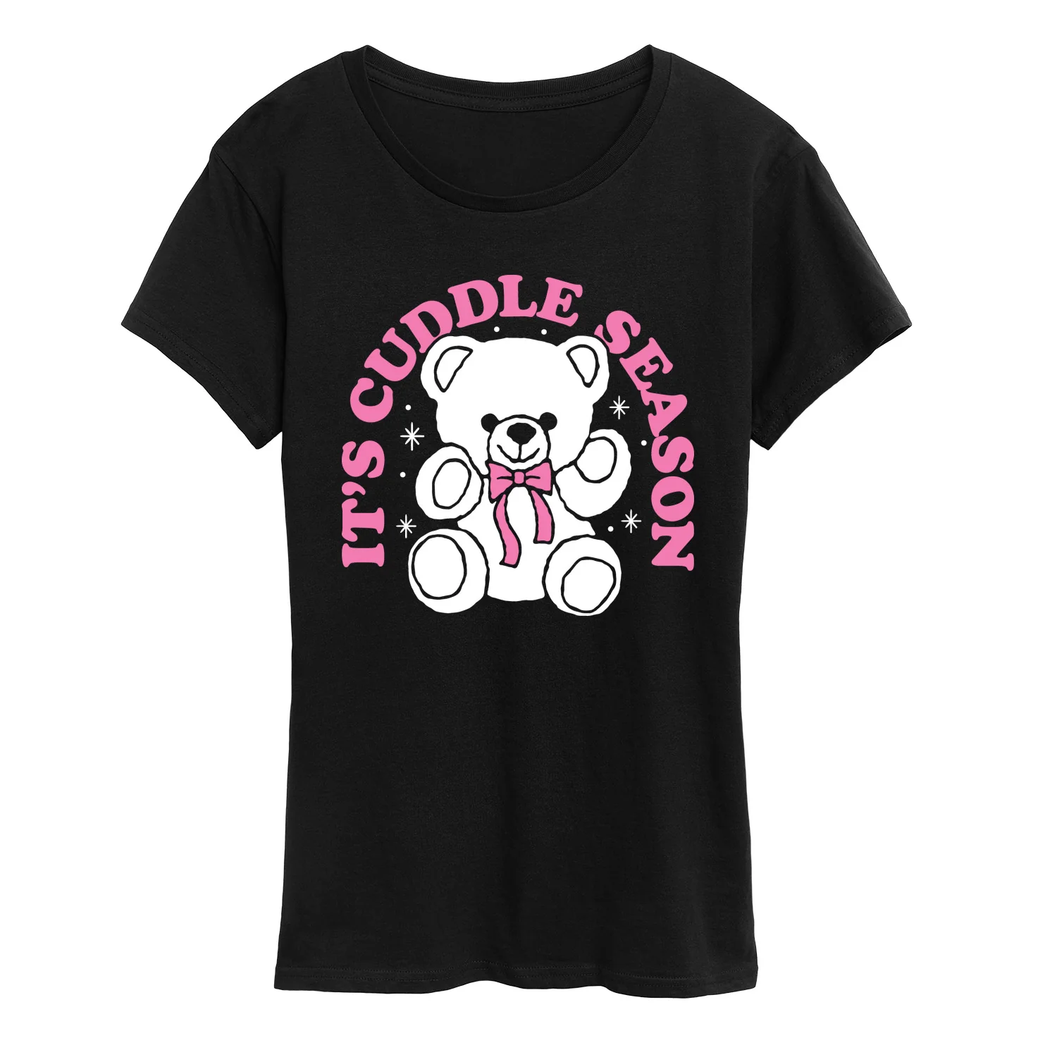 Instant Message - Its Cuddle Season - Women's Short Sleeve Graphic T-Shirt