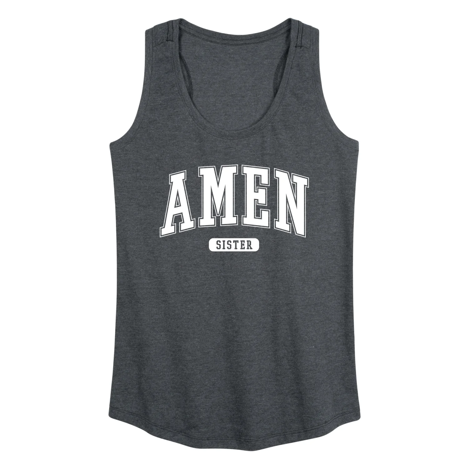 Instant Message - Collegiate Amen - Women's Racerback Tank Top - Image 2