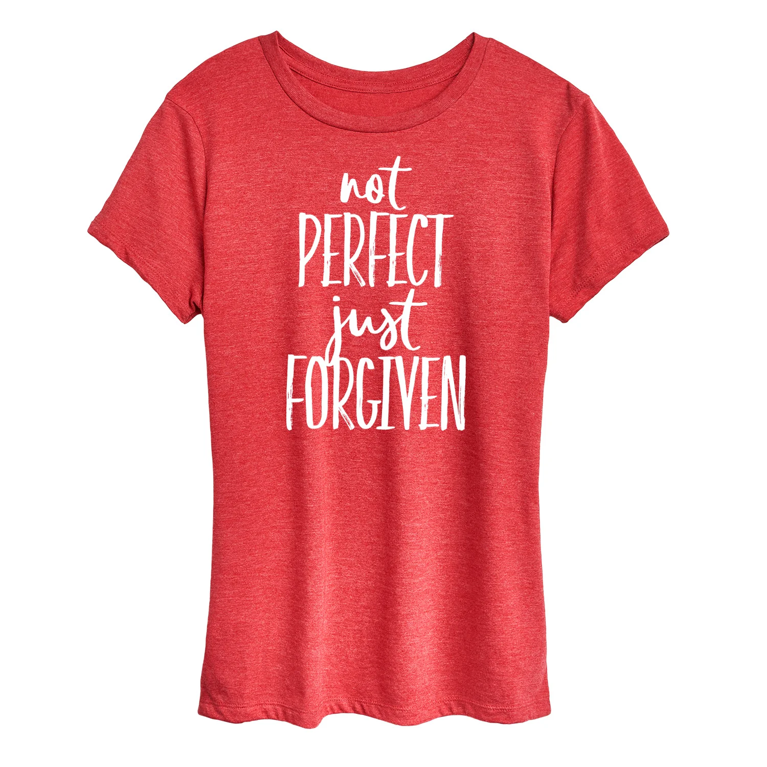 Instant Message - Not Perfect Just Forgiven - Women's Short Sleeve Graphic T-Shirt - Image 4