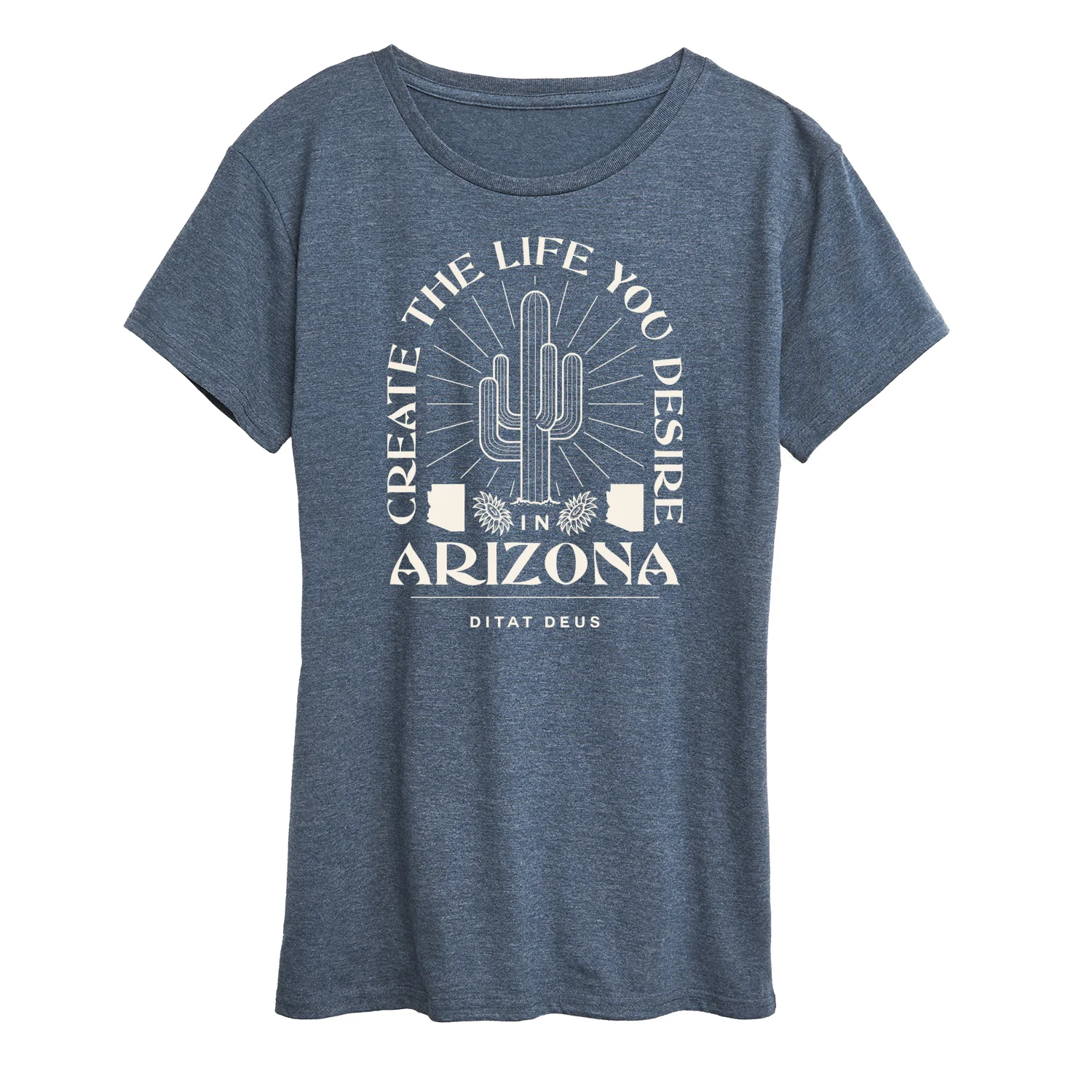 Instant Message - Create Life Arizona - Women's Short Sleeve Graphic T-Shirt - Image 2