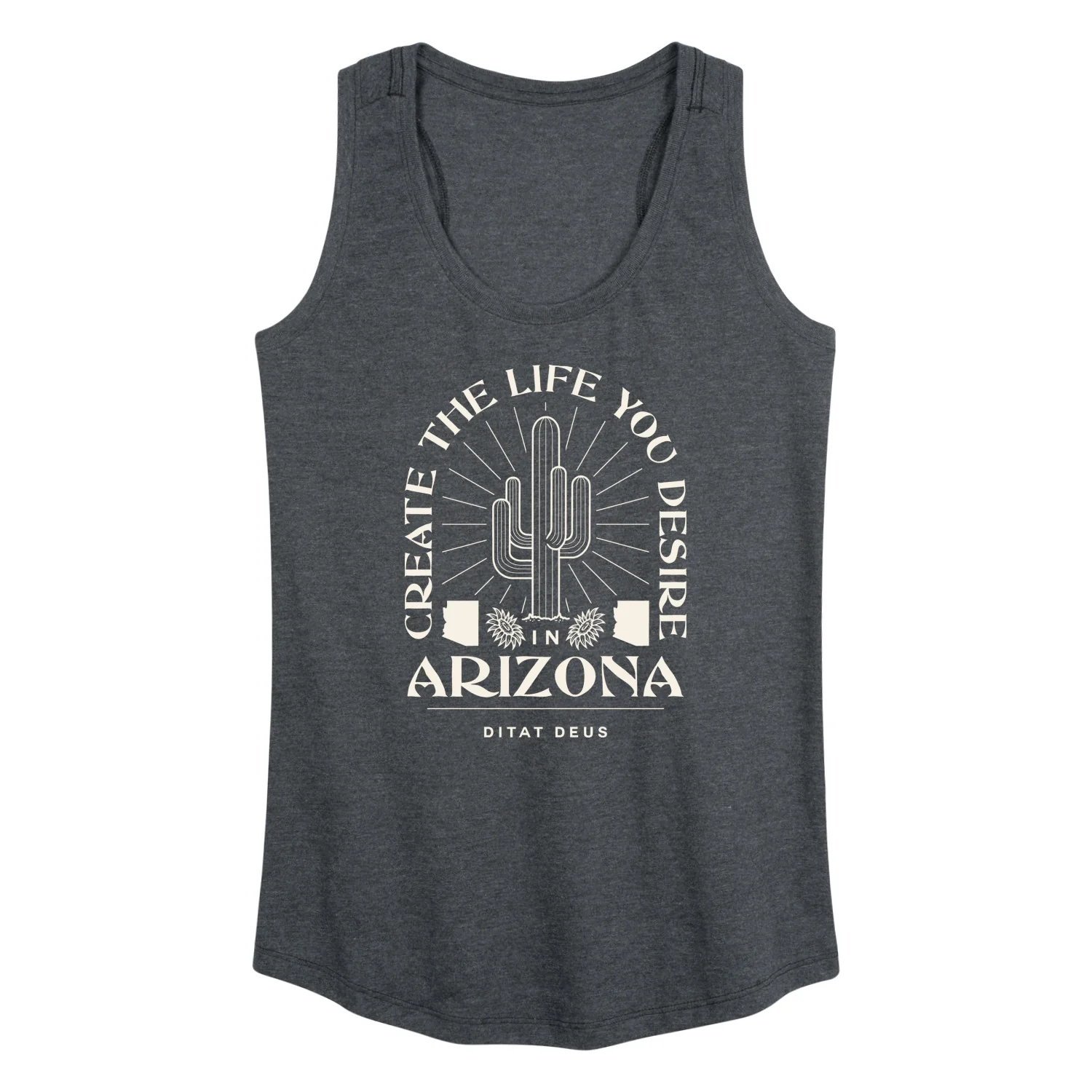 Instant Message - Create Life Arizona - Women's Racerback Tank Top - Image 2