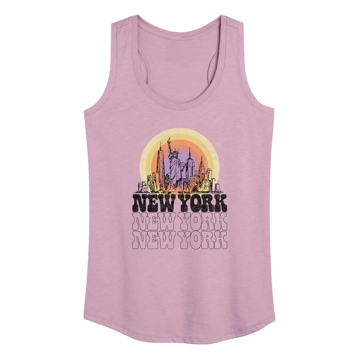 Instant Message - New York Vintage - Women's Racerback Tank Top - Image 2
