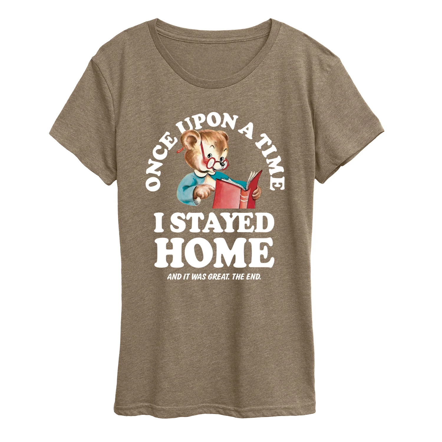 Instant Message - Once Upon A Time Stayed Home - Women's Short Sleeve Graphic T-Shirt - Image 8