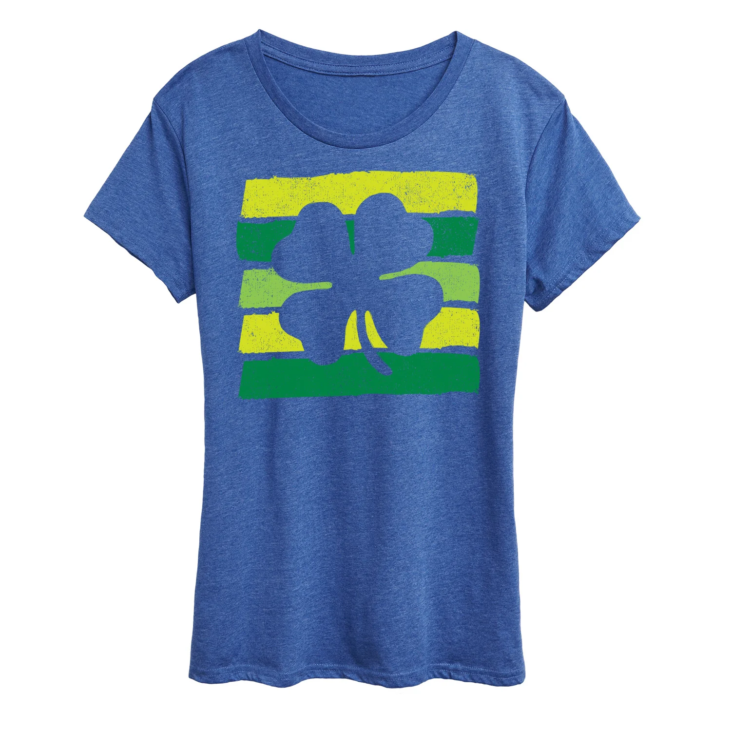 Instant Message - Negative Space Shamrock - Women's Short Sleeve Graphic T-Shirt - Image 7