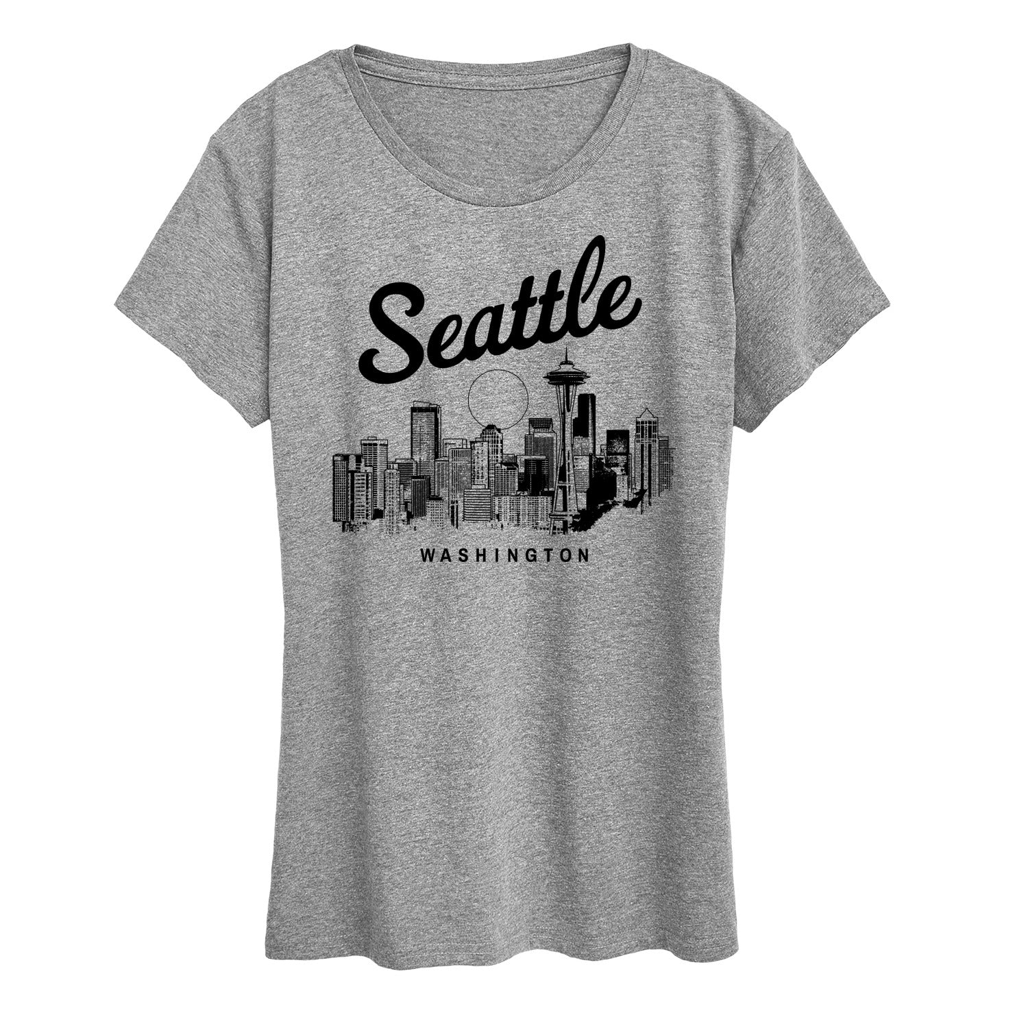 Instant Message - Seattle Washington -Women's Short Sleeve Graphic T-Shirt - Image 3