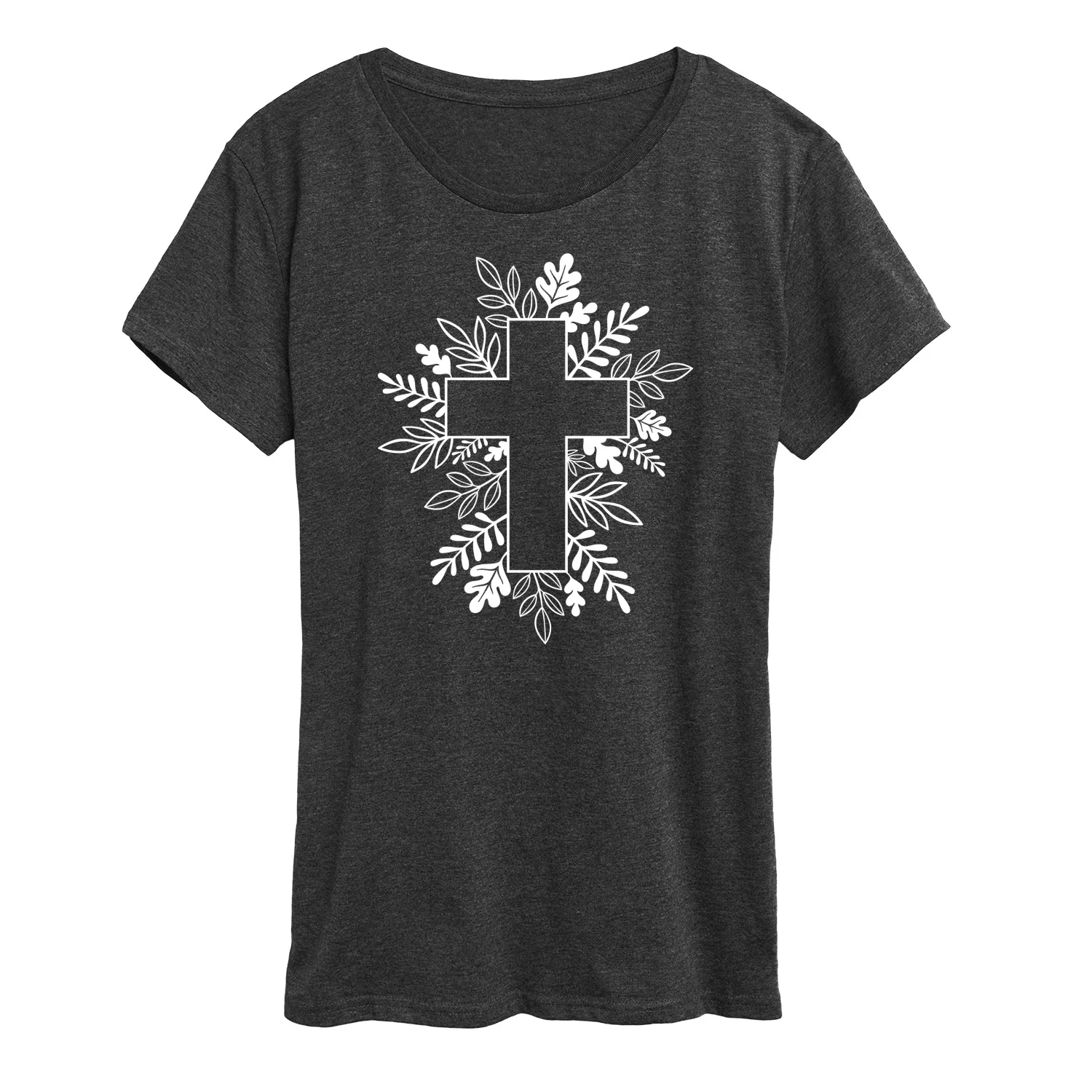 Instant Message - Foliage Cross - Women's Short Sleeve Graphic T-Shirt - Image 3