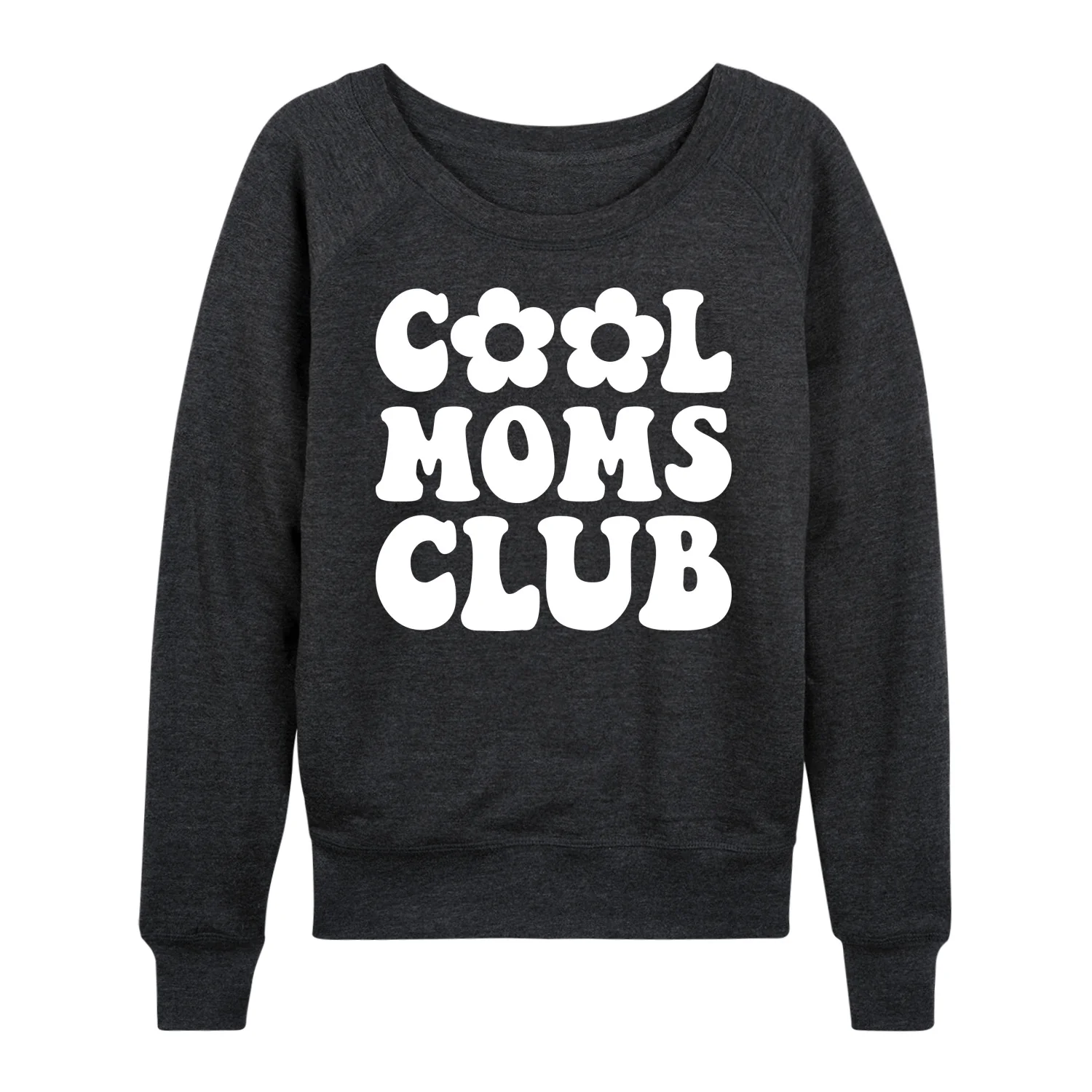 Instant Message - Cool Moms Club - Women's French Terry Long Sleeve Pullover - Image 2