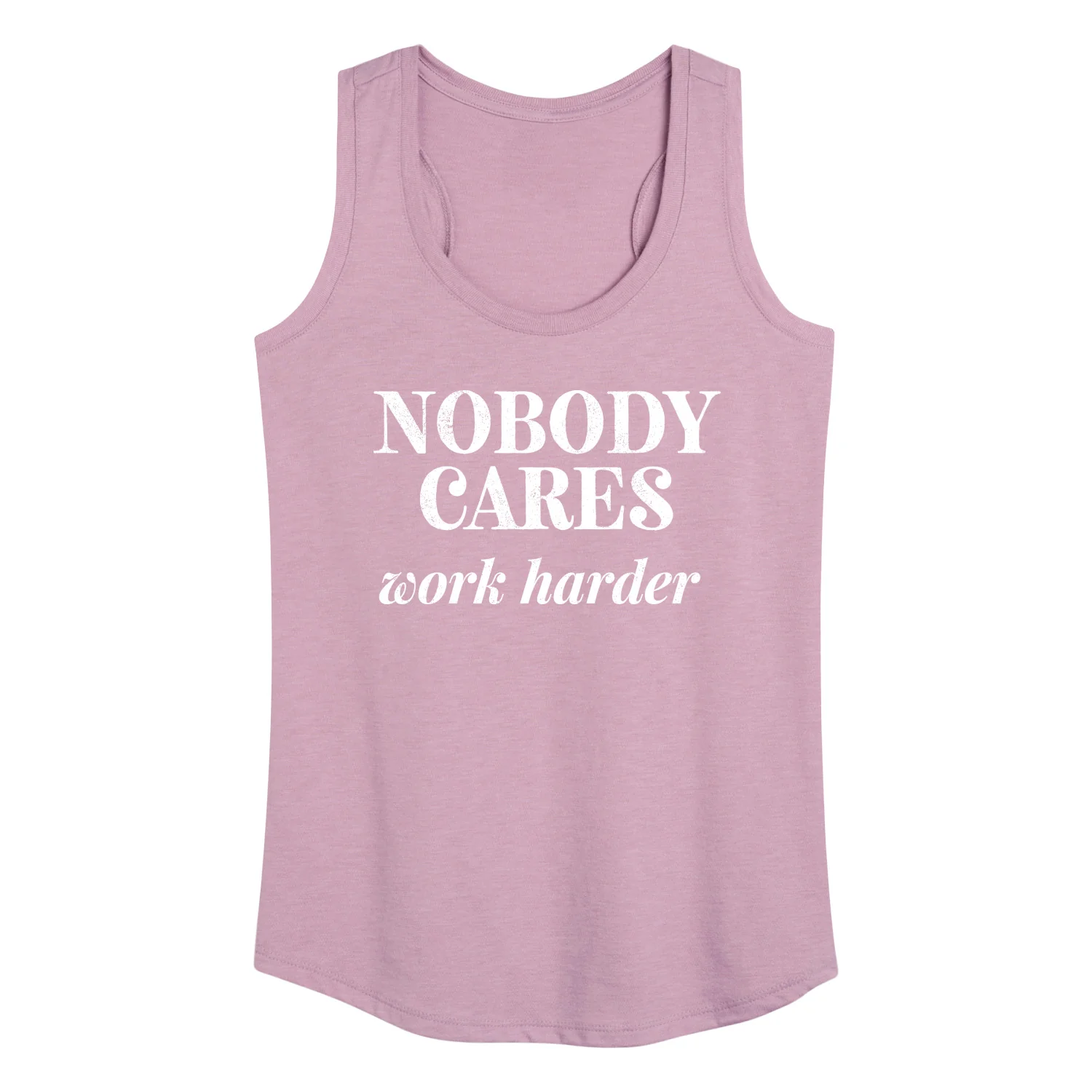 Instant Message - Nobody Cares - Women's Racerback Tank Top - Image 4