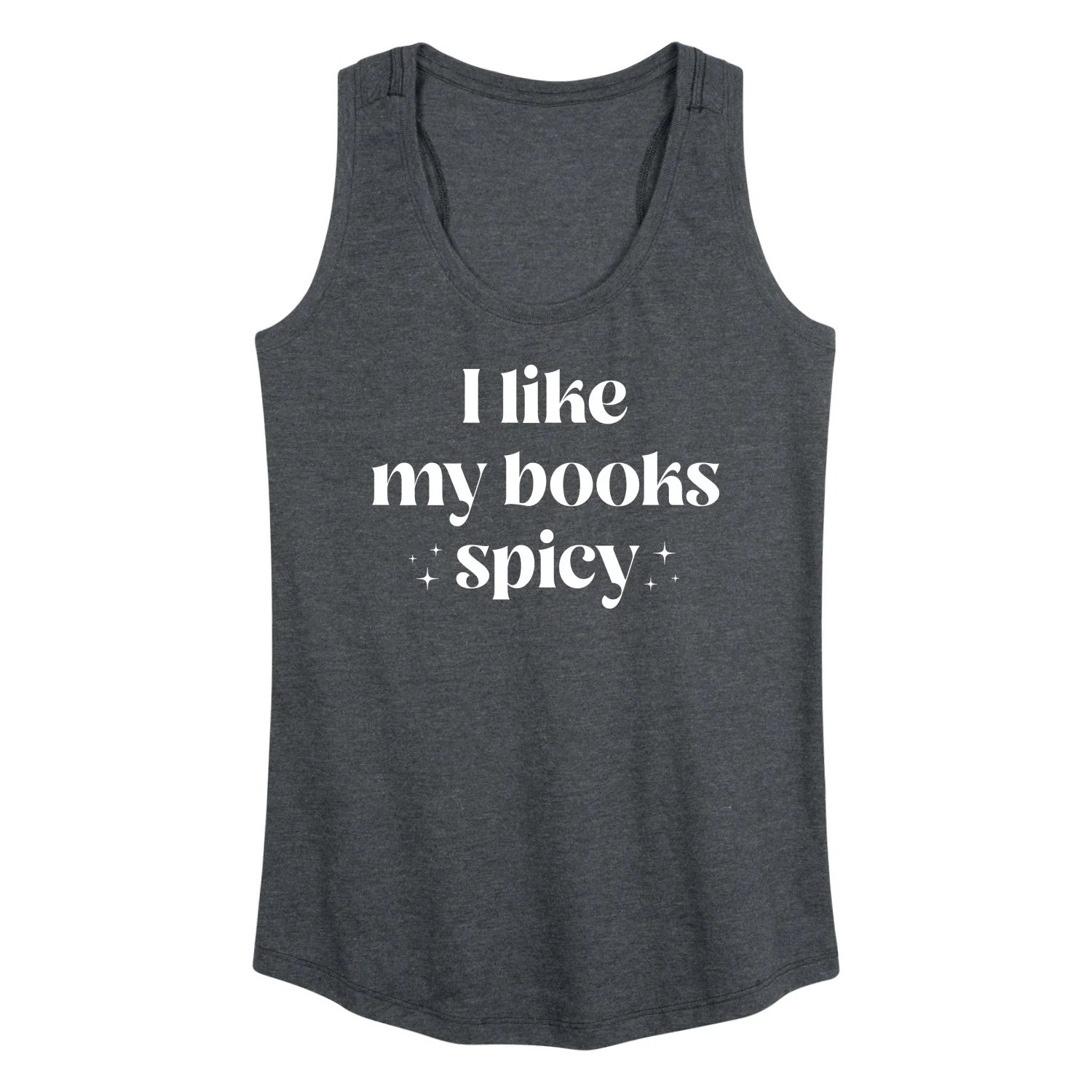 Instant Message - I Like My Books Spicy - Women's Racerback Tank Top - Image 2