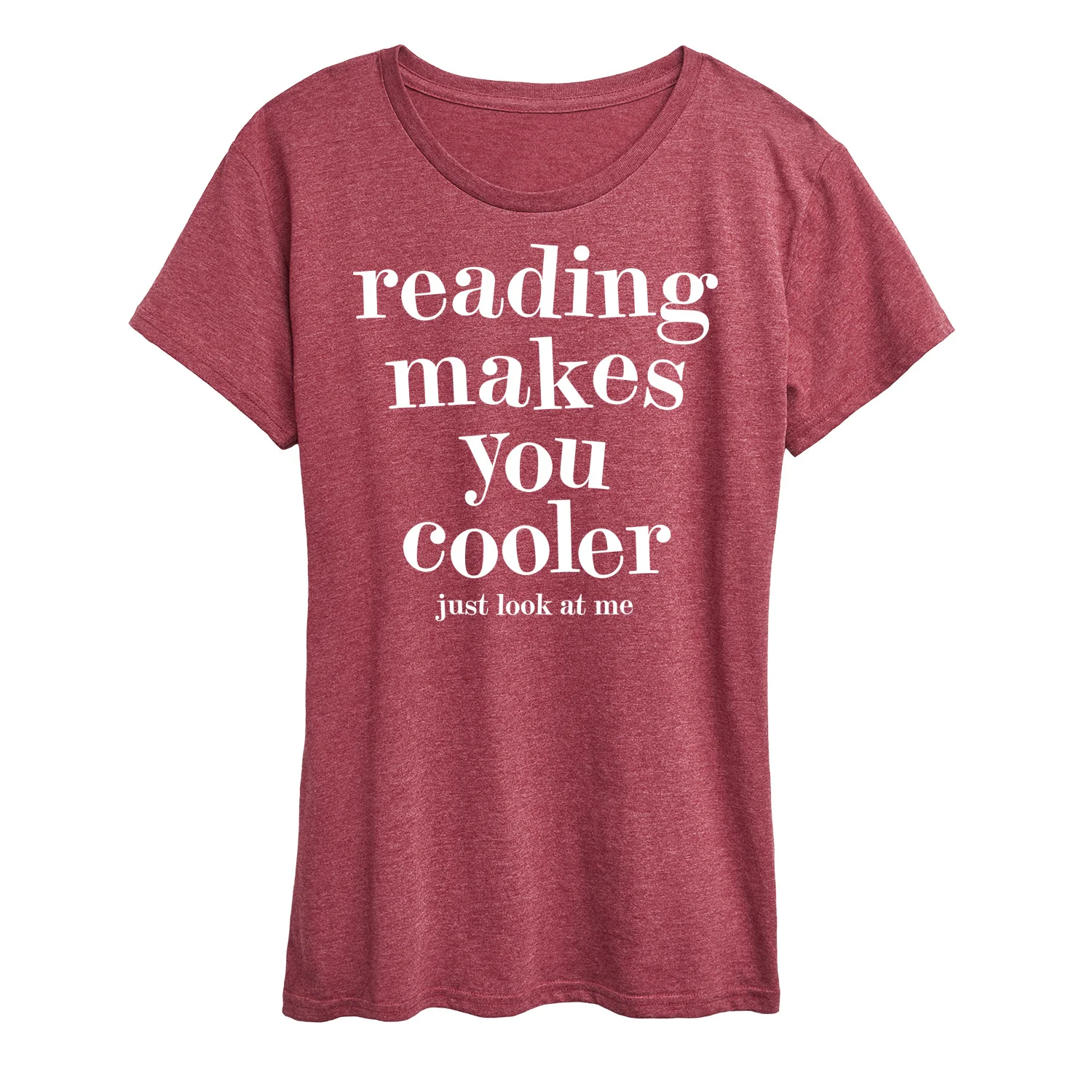 Instant Message - Reading Makes You Cooler - Women's Short Sleeve Graphic T-Shirt - Image 10