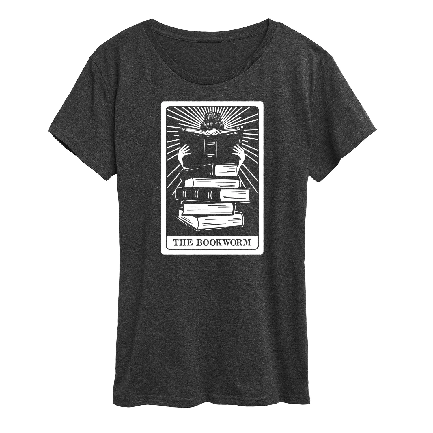 Instant Message - The Bookworm Tarot - Women's Short Sleeve Graphic T-Shirt - Image 3