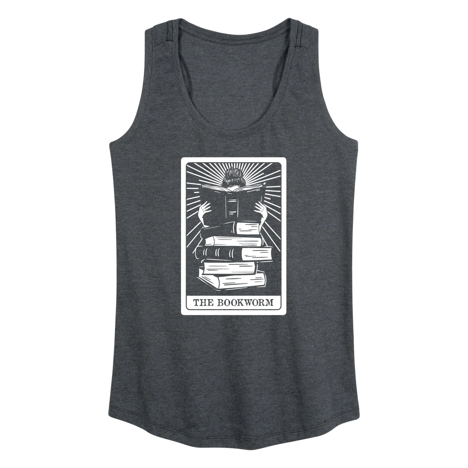 Instant Message - The Bookworm Tarot - Women's Racerback Tank Top - Image 2