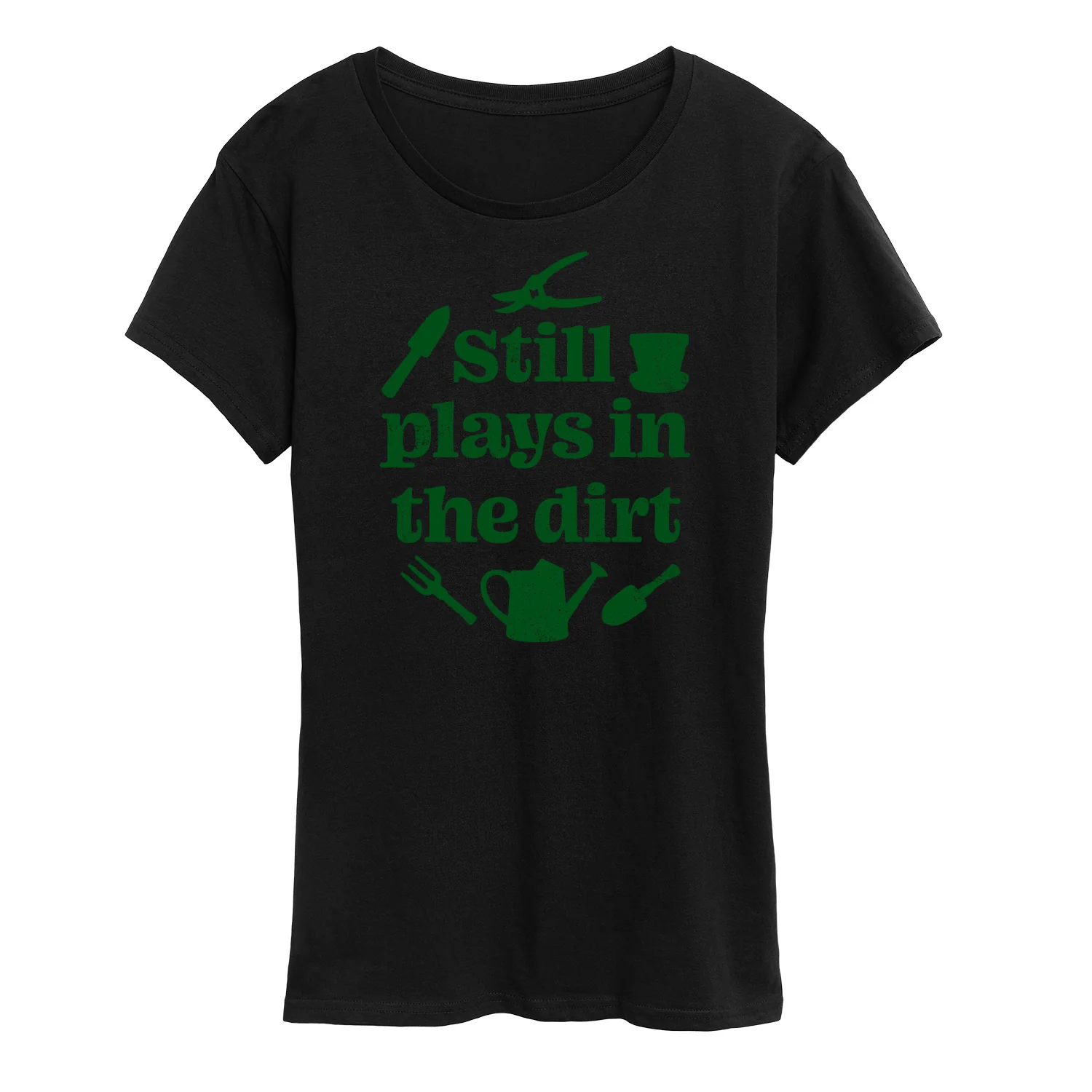 Instant Message - Still Plays In The Dirt - Women's Short Sleeve Graphic T-Shirt