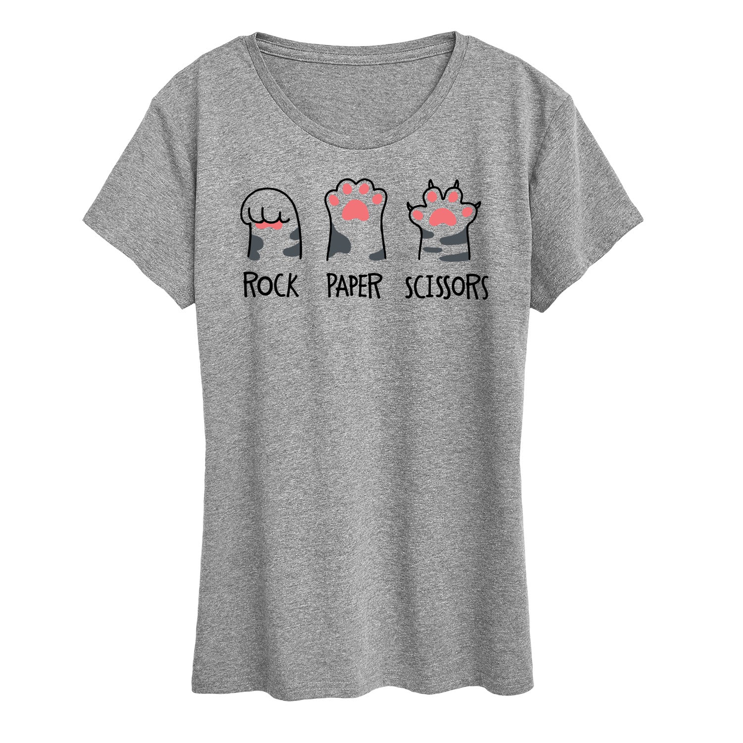Instant Message - Rock Paper Claws - Women's Short Sleeve Graphic T-Shirt - Image 3