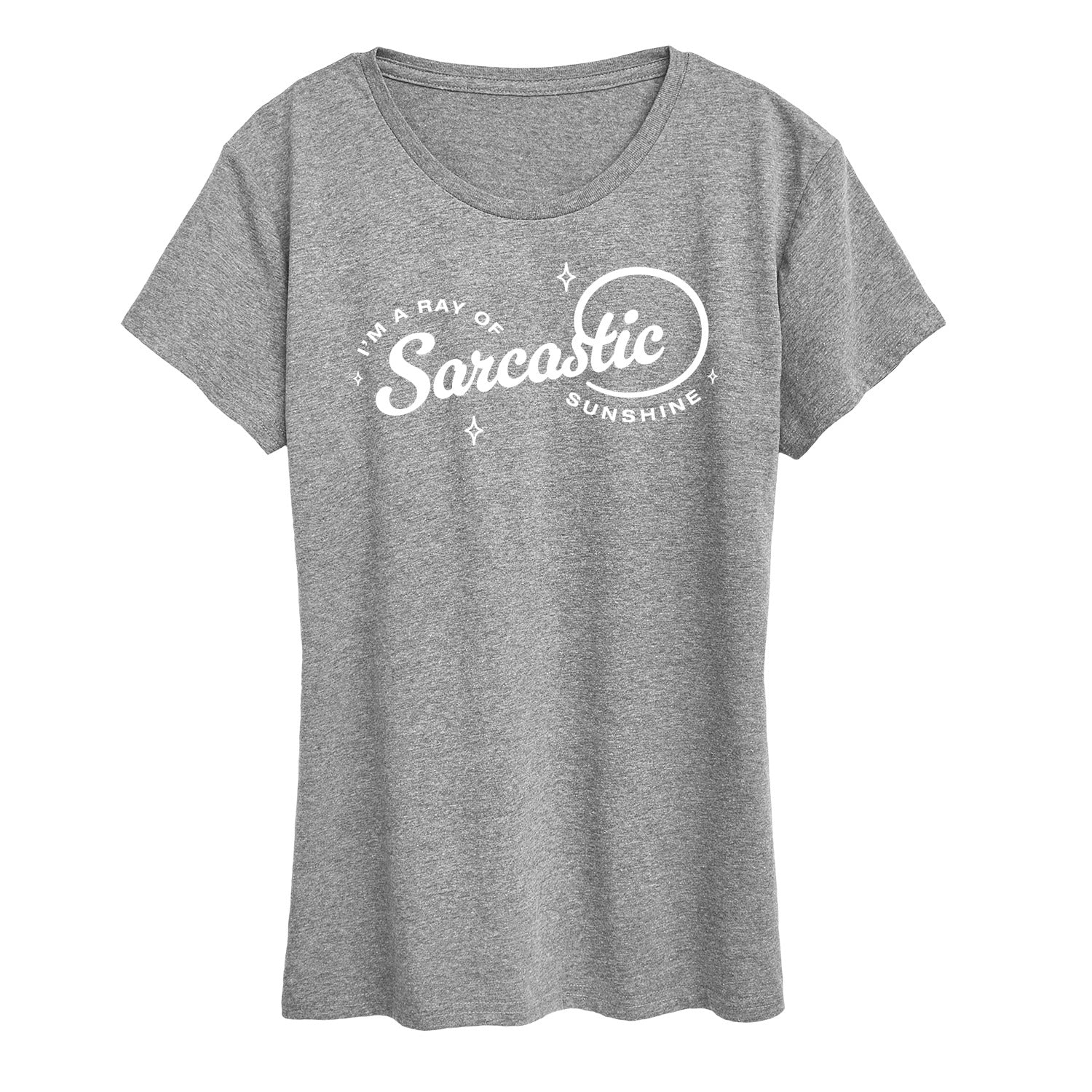 Instant Message - Ray Of Sarcastic Sunshine - Women's Short Sleeve Graphic T-Shirt - Image 3