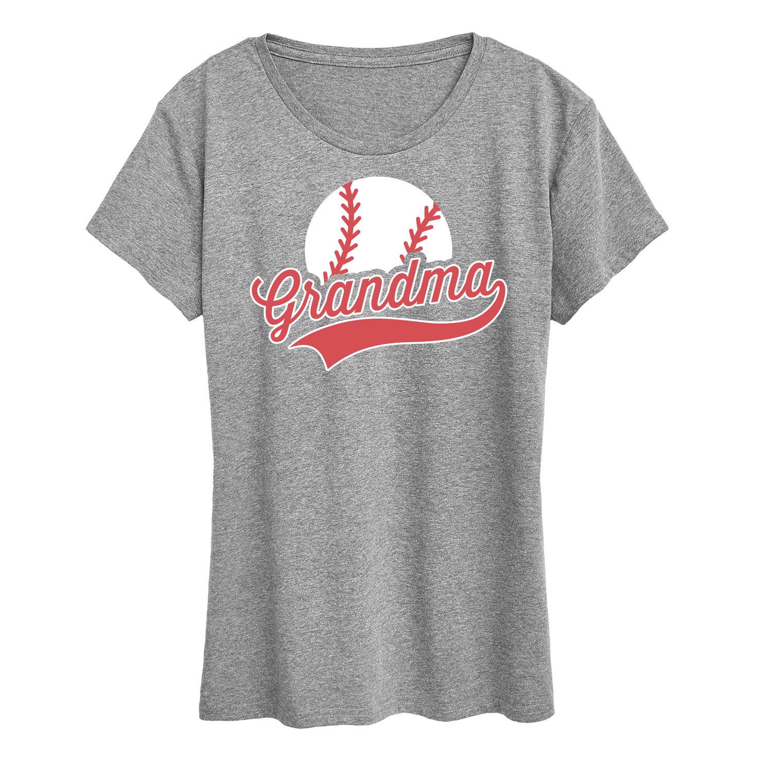 Instant Message - Baseball Grandma - Women's Short Sleeve Graphic T-Shirt - Image 2