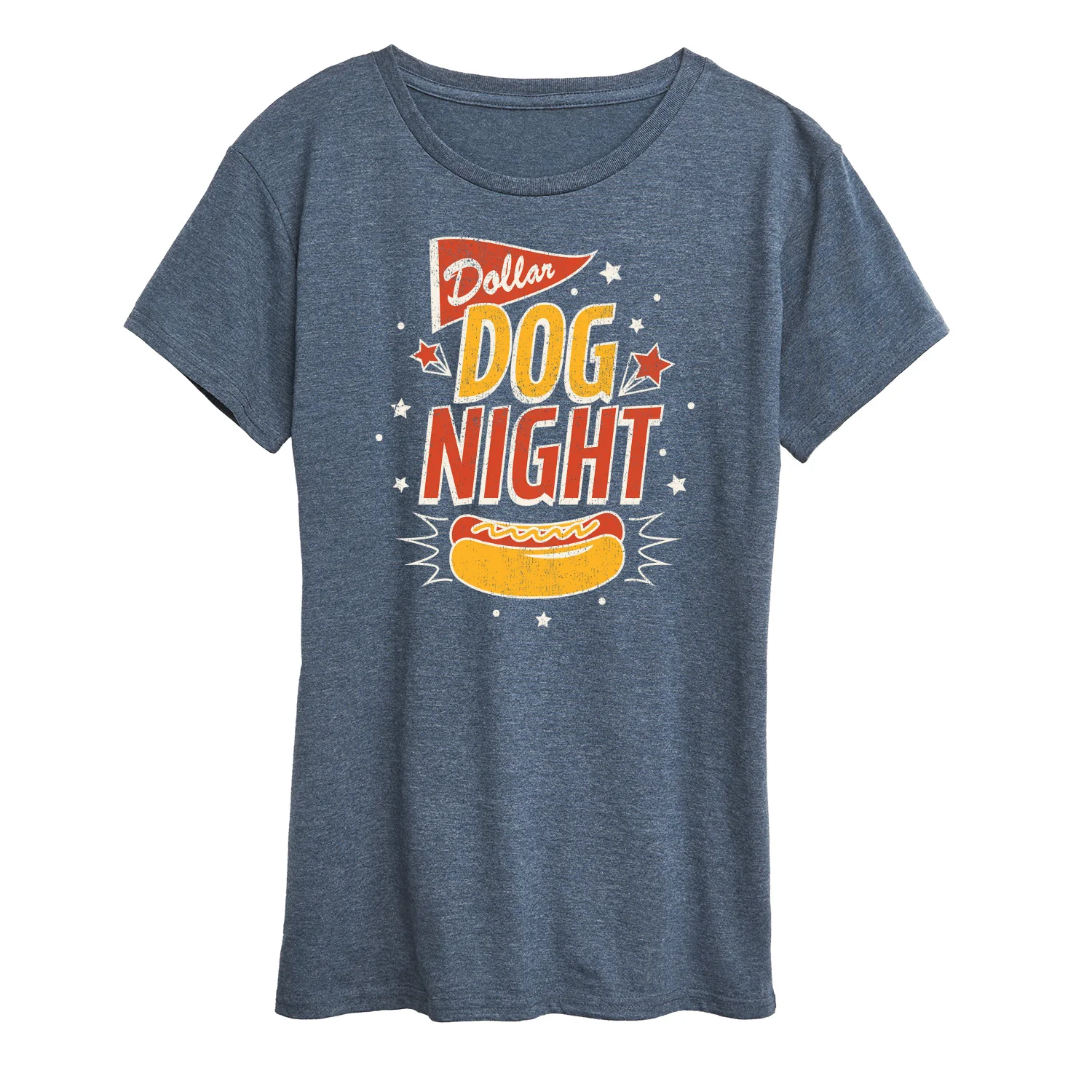 Instant Message - Dollar Dog Night - Women's Short Sleeve Graphic T-Shirt - Image 3