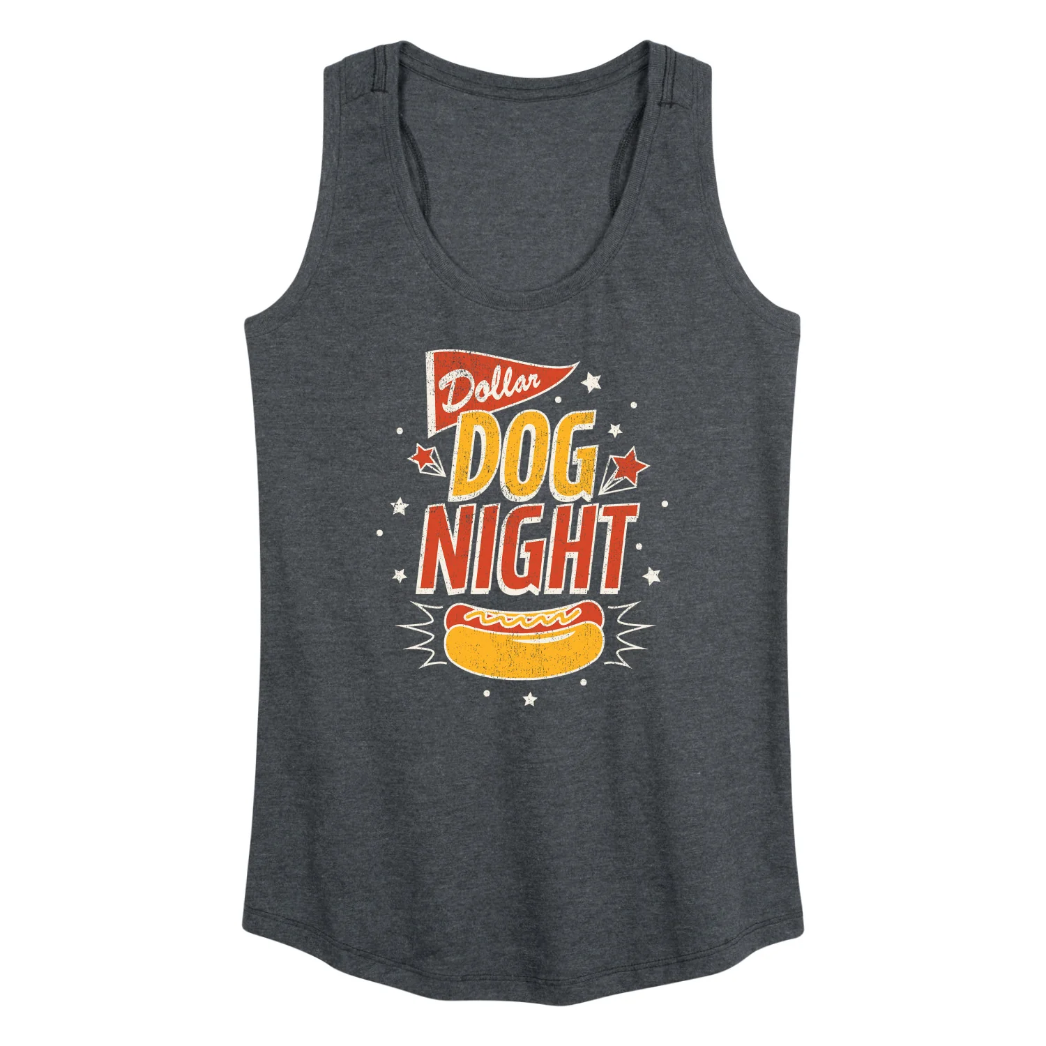 Instant Message - Dollar Dog Night - Women's Racerback Tank Top - Image 3