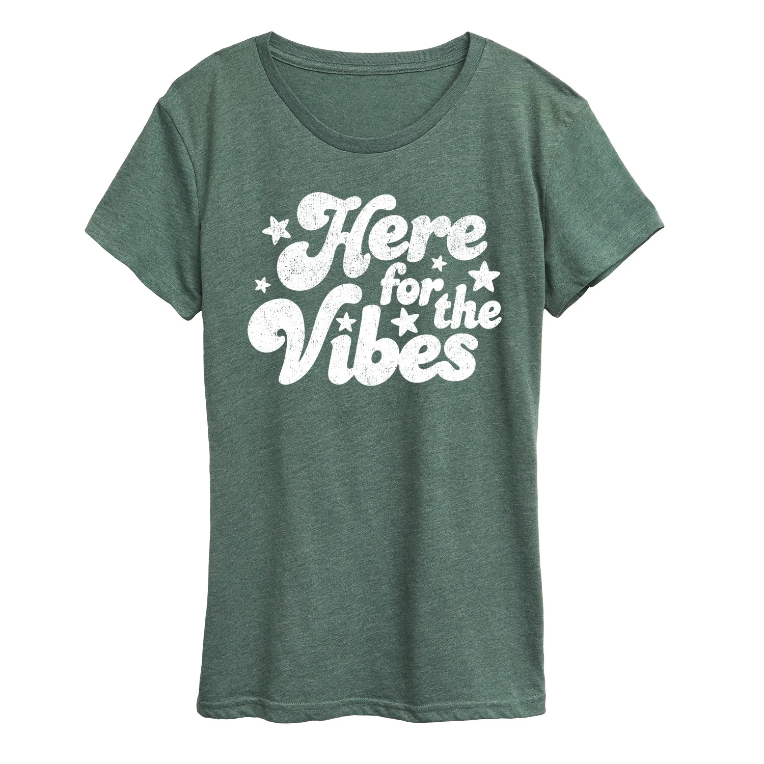 Instant Message - Here For The Vibes - Women's Short Sleeve Graphic T-Shirt - Image 3