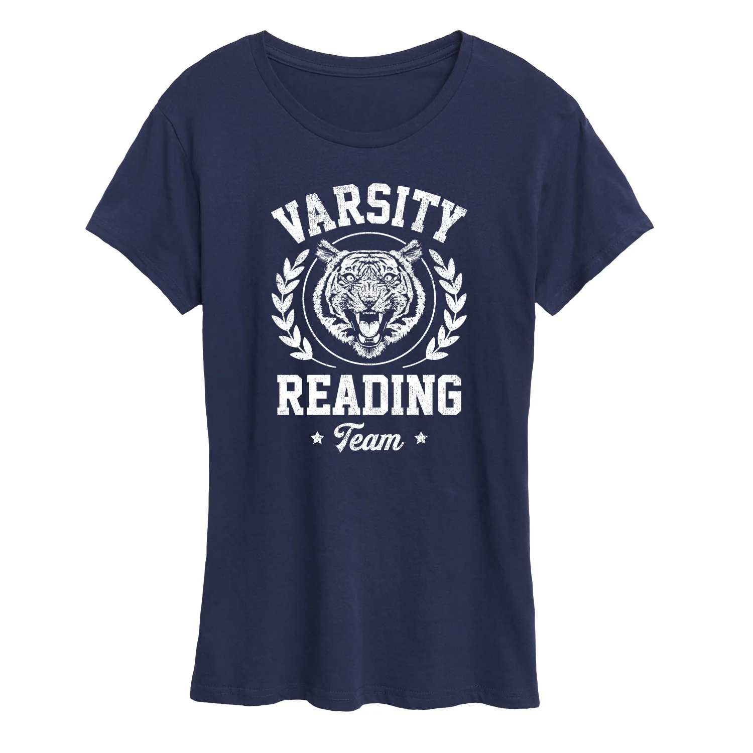 Instant Message - Varsity Reading Team Tiger - Women's Short Sleeve Graphic T-Shirt
