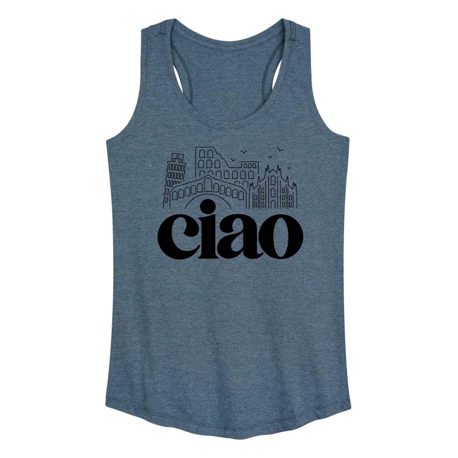 Instant Message - Ciao - Women's Racerback Tank Top