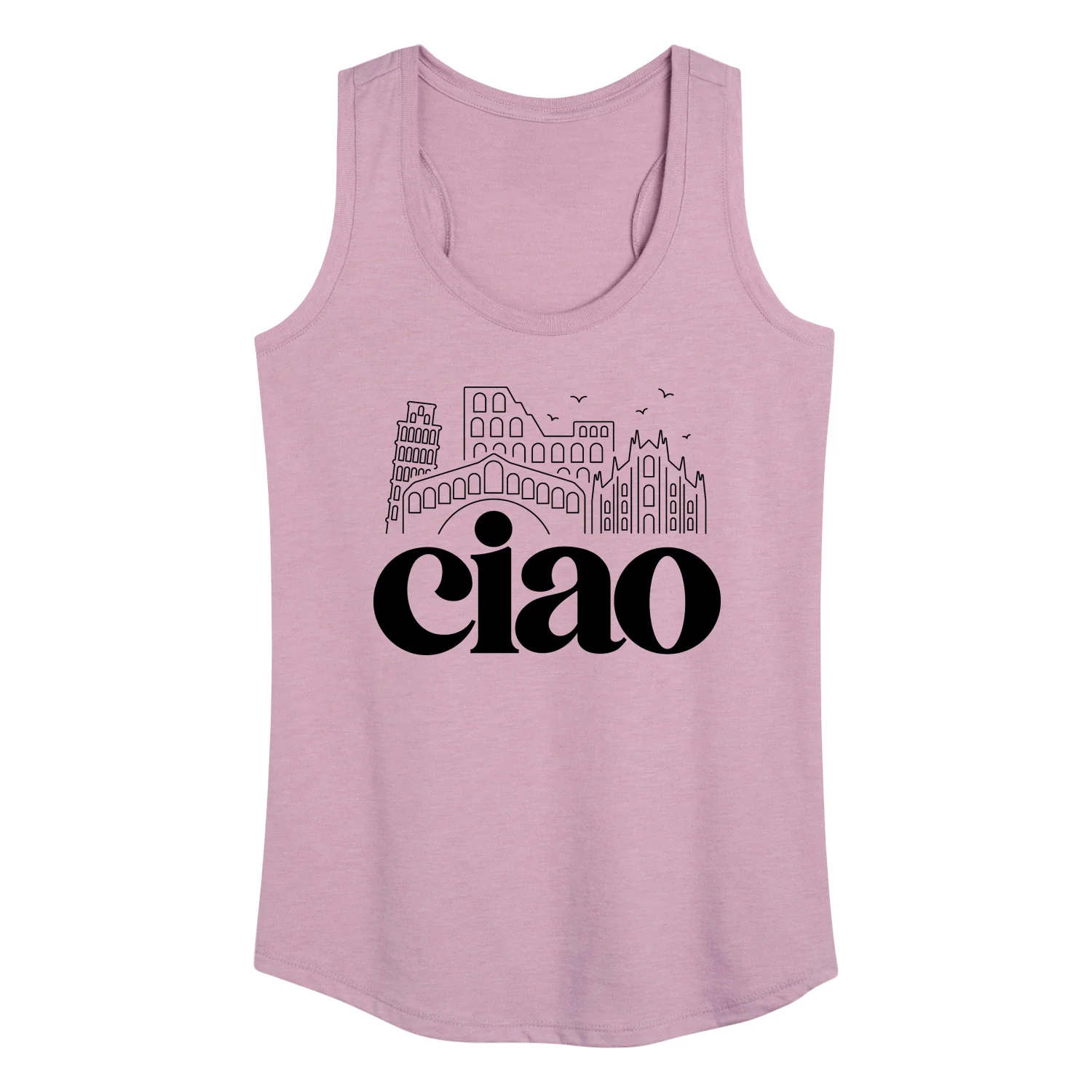 Instant Message - Ciao - Women's Racerback Tank Top - Image 3