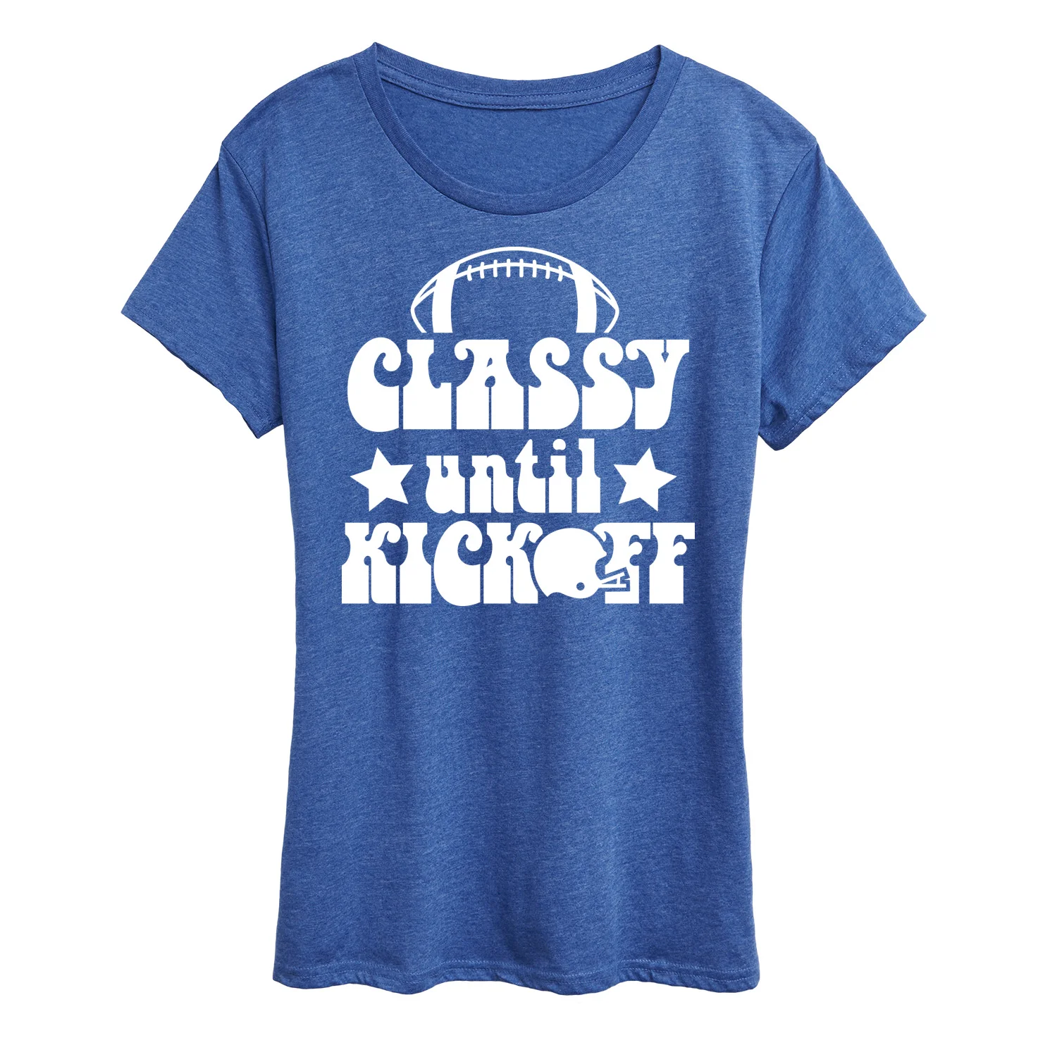 Instant Message - Classy Until Kickoff - Women's Short Sleeve Graphic T-Shirt - Image 4