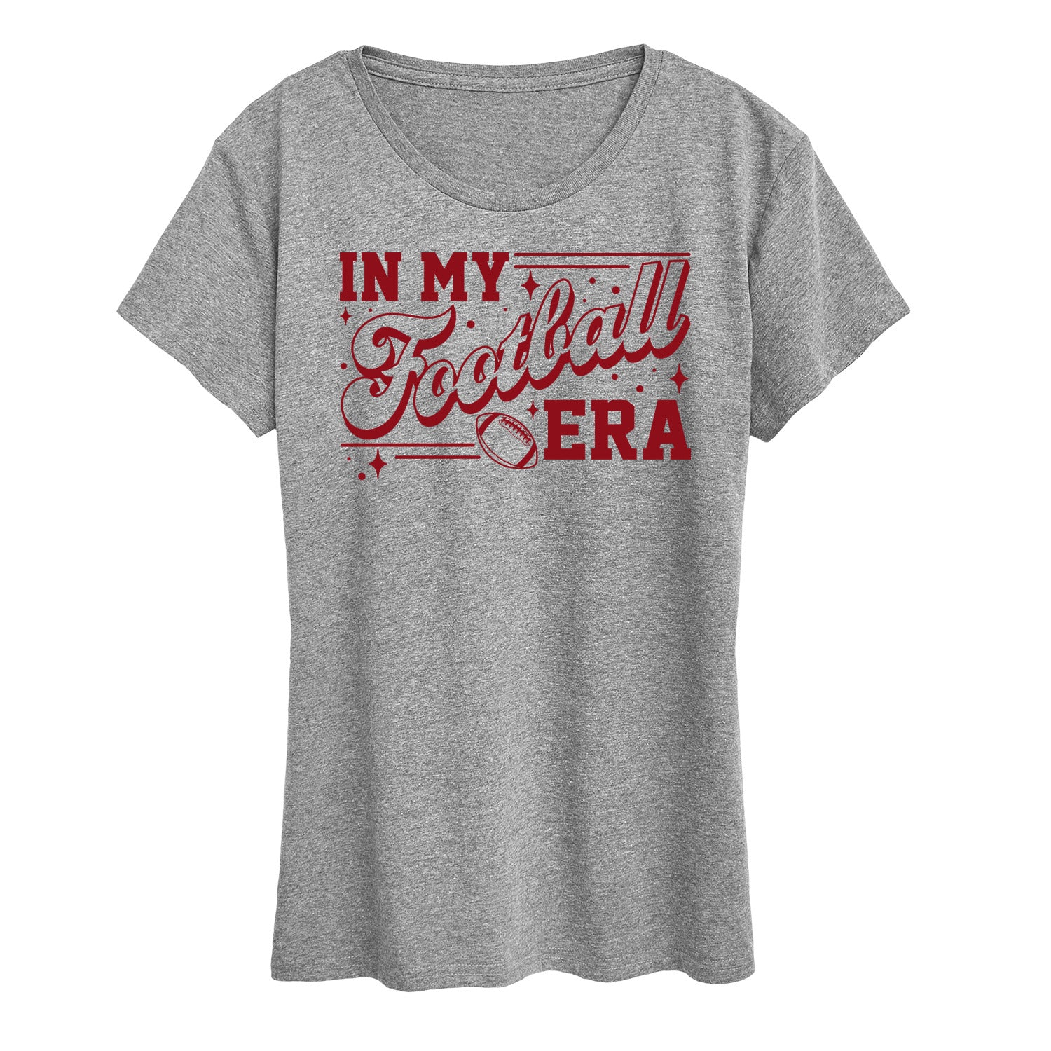 Instant Message - In My Football Era - Women's Short Sleeve Graphic T-Shirt - Image 2