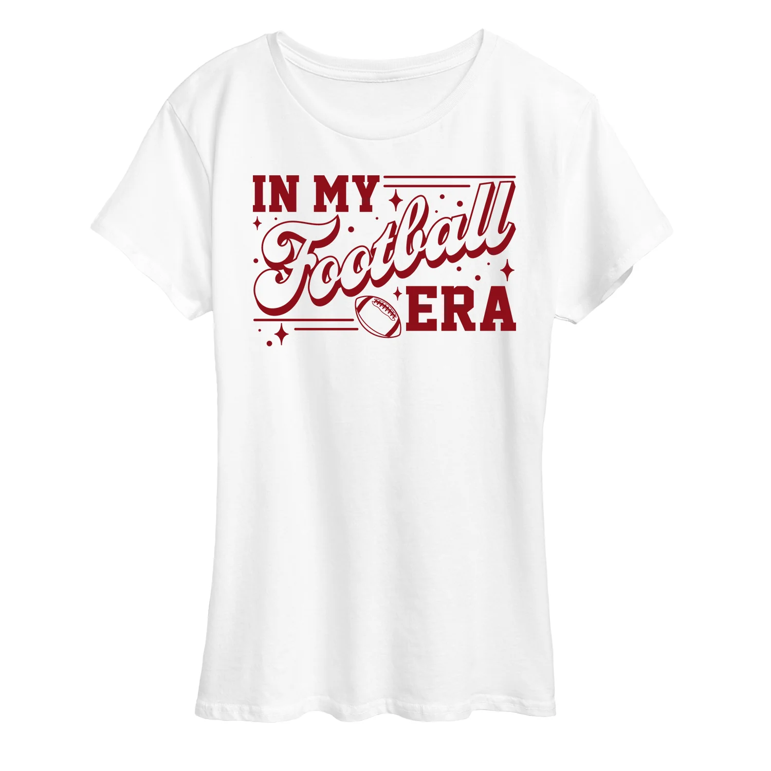Instant Message - In My Football Era - Women's Short Sleeve Graphic T-Shirt - Image 3